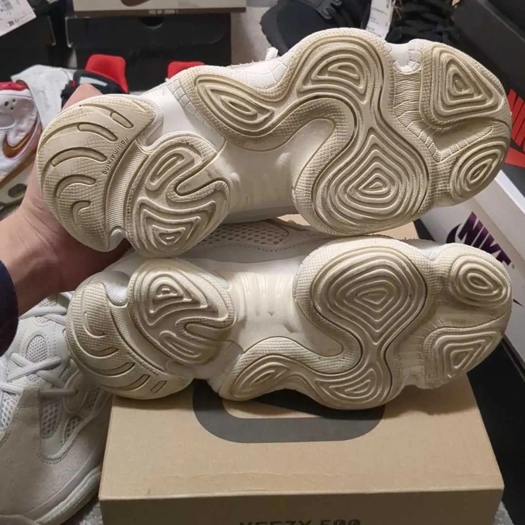 Adidas Adidas Yeezy 500 Bone White FV3573 Size 7 US Men Used Size US 8 / IT 38 - 5 Thumbnail