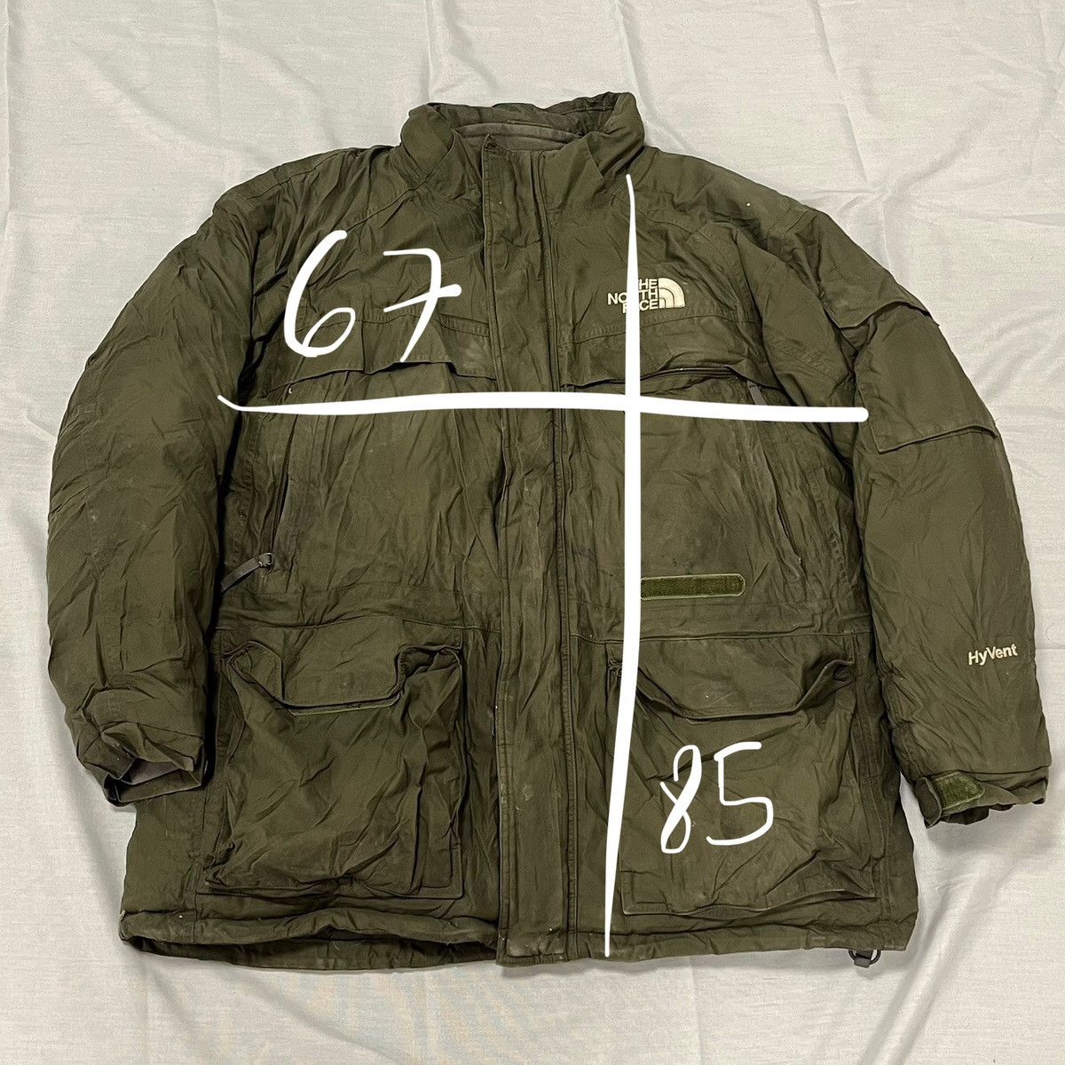 The North Face Khaki The North Face Hyvent puffer jacket tnf Size US XL / EU 56 / 4 - 21 Thumbnail