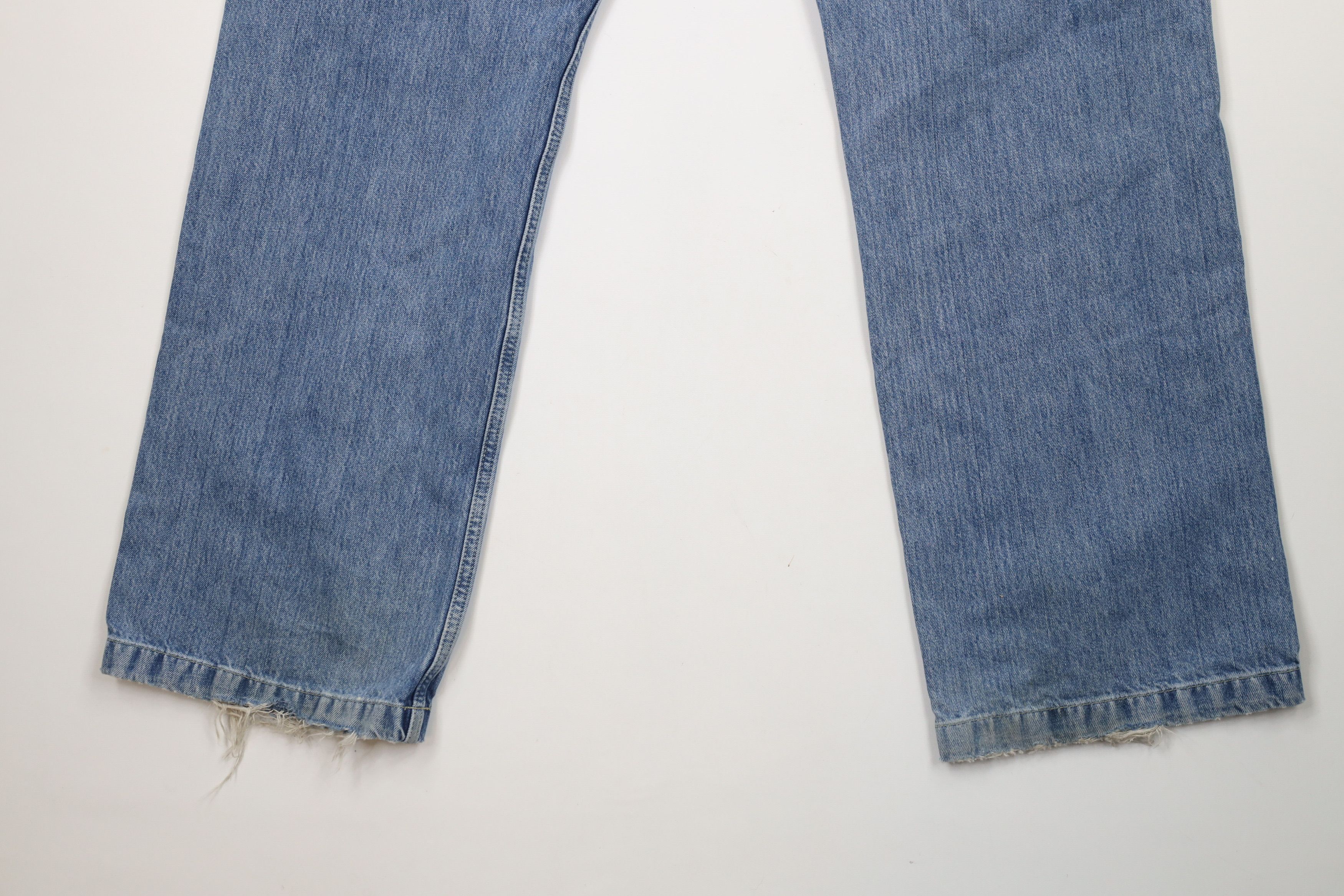American Eagle Outfitters × Vintage Vintage 90s American Eagle Baggy Wide Leg Dungaree Jeans Size US 36 / EU 52 - 15 Thumbnail