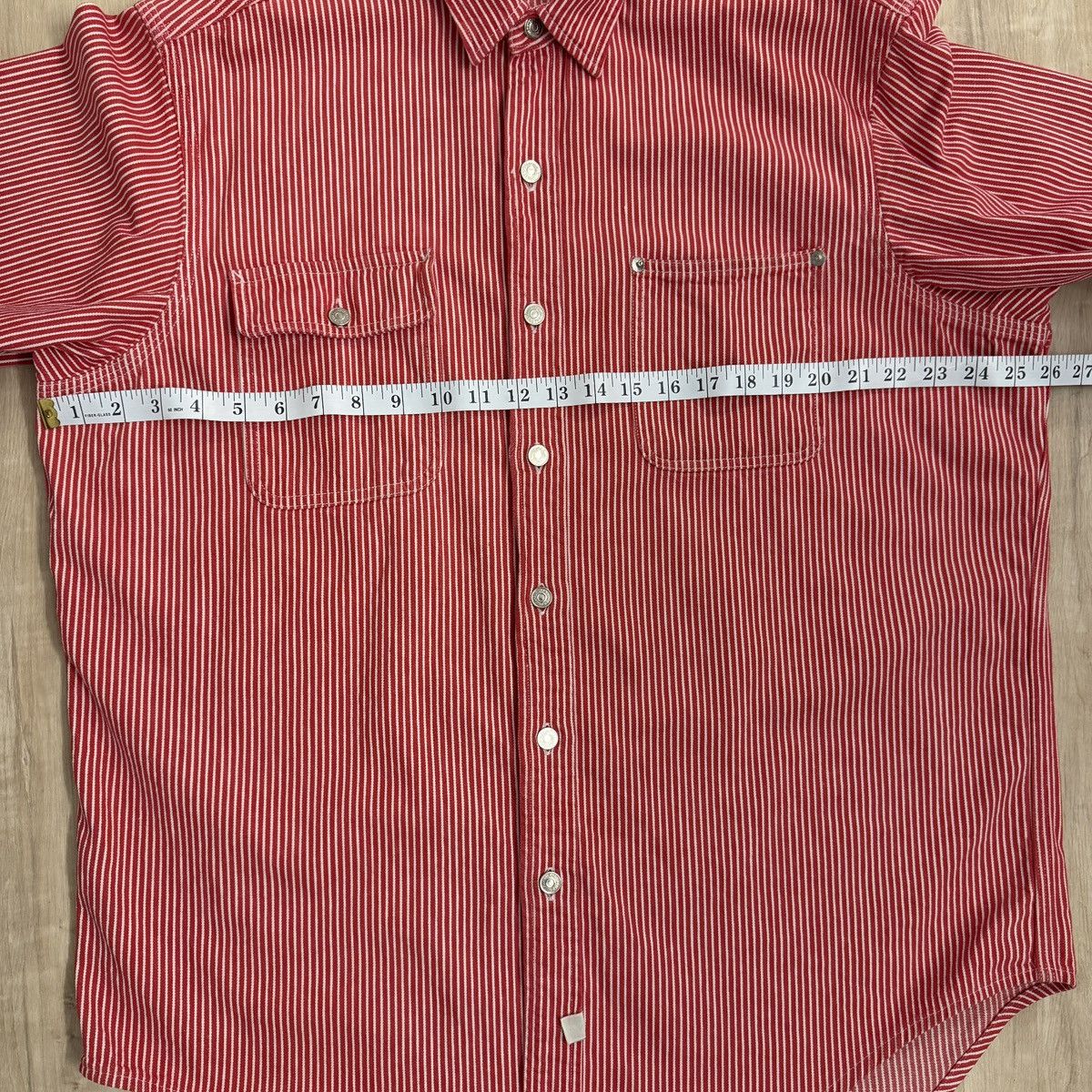 Polo Ralph Lauren Ralph Lauren Authentic Dungarees USA Work Shirt XL Y2K Size US XL / EU 56 / 4 - 7 Thumbnail