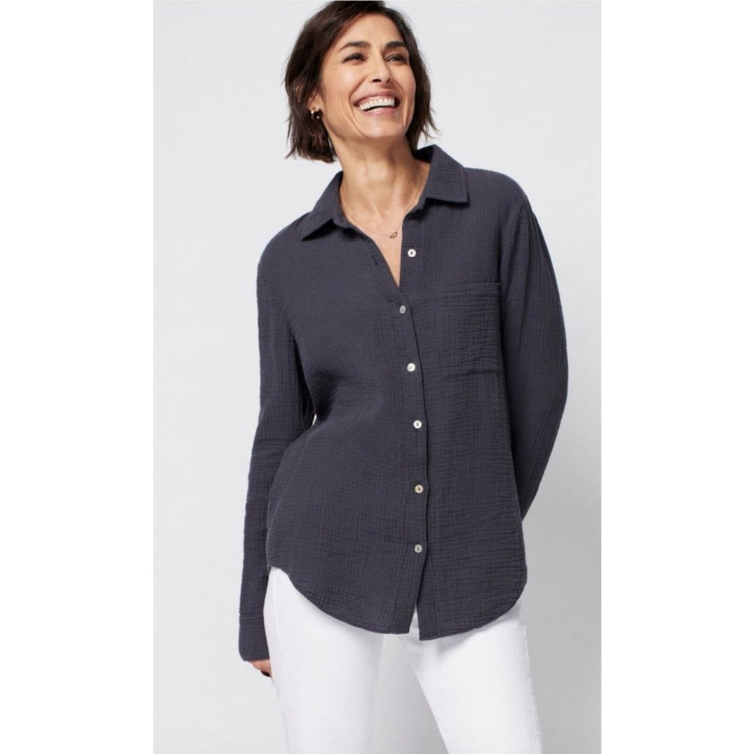 Faherty Faherty Dream Cotton Gauze Elise Organic Cotton Blouse,M Size M / US 6-8 / IT 42-44 - 1 Thumbnail