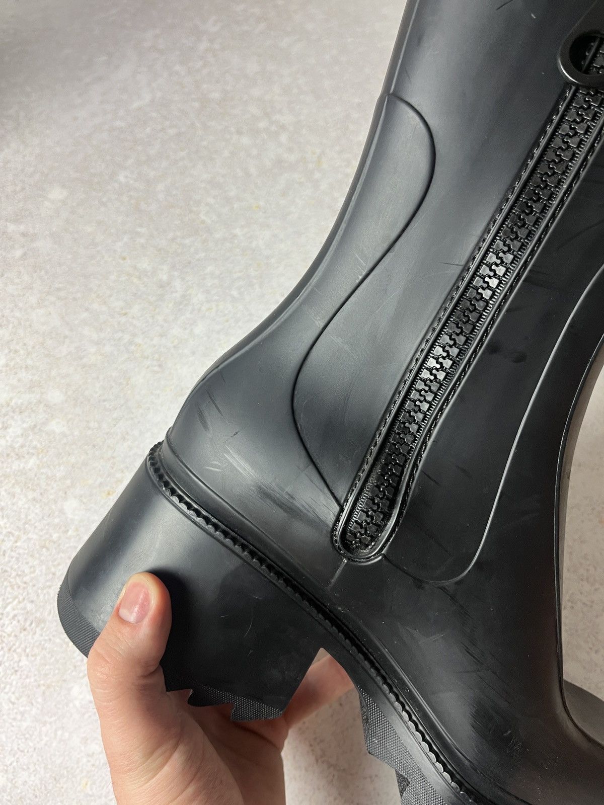 Chloe DDP CHLOE Betty Rain Boots Black Womens Luxury Size US 8 / IT 38 - 12 Thumbnail