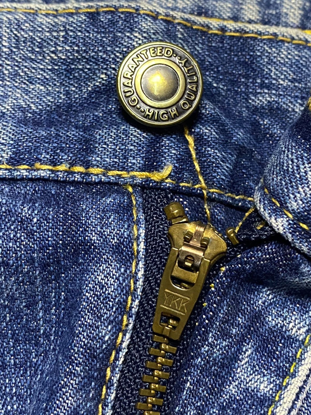 Japanese Brand Vintage Japanese Brand Amore Puro Blue Wash Distressed Jeans Size US 32 / EU 48 - 11 Thumbnail