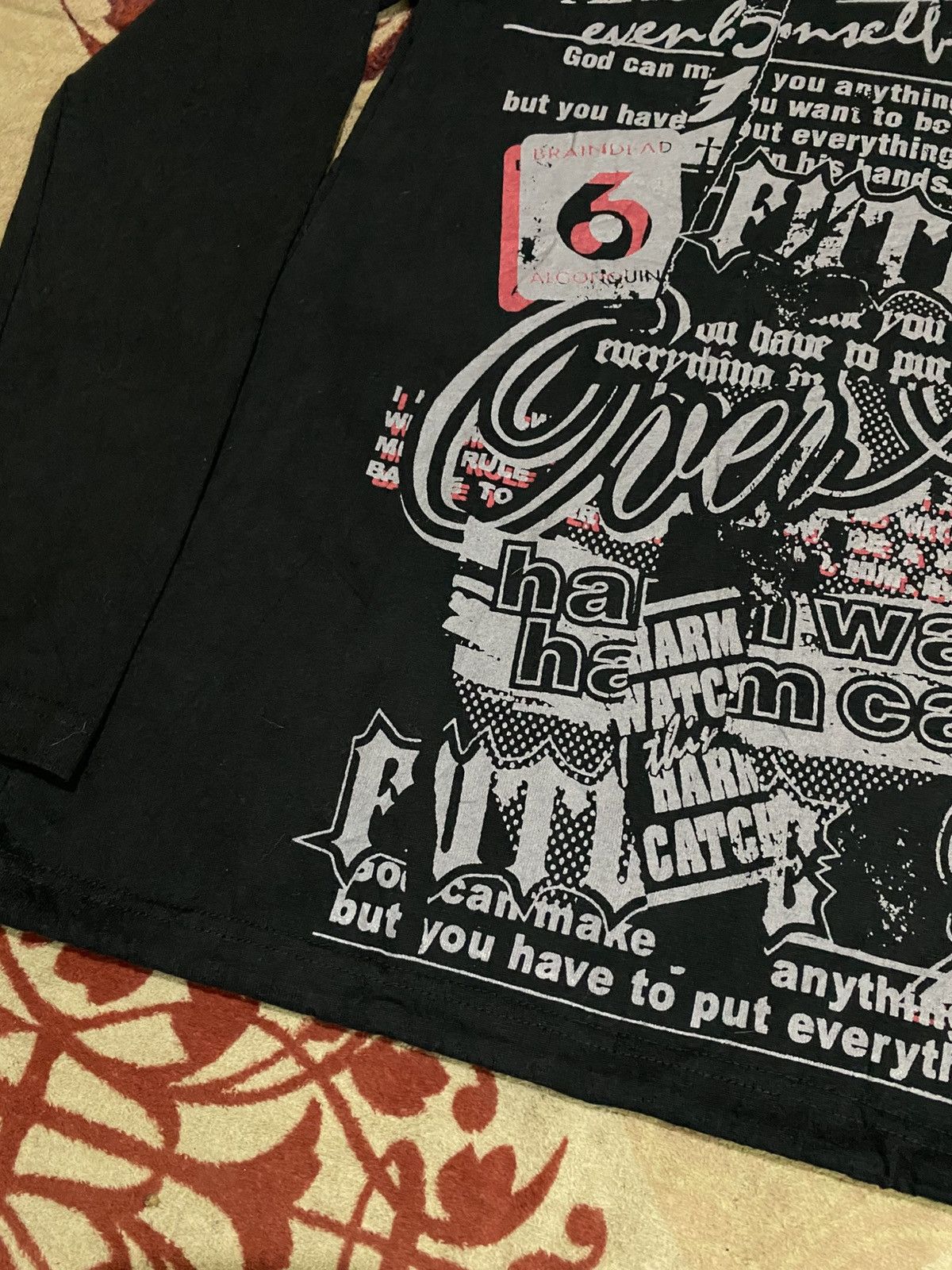 Japanese Brand Algonquins Poem Vkei Punk Style Long Sleeve Size ONE SIZE - 5 Thumbnail