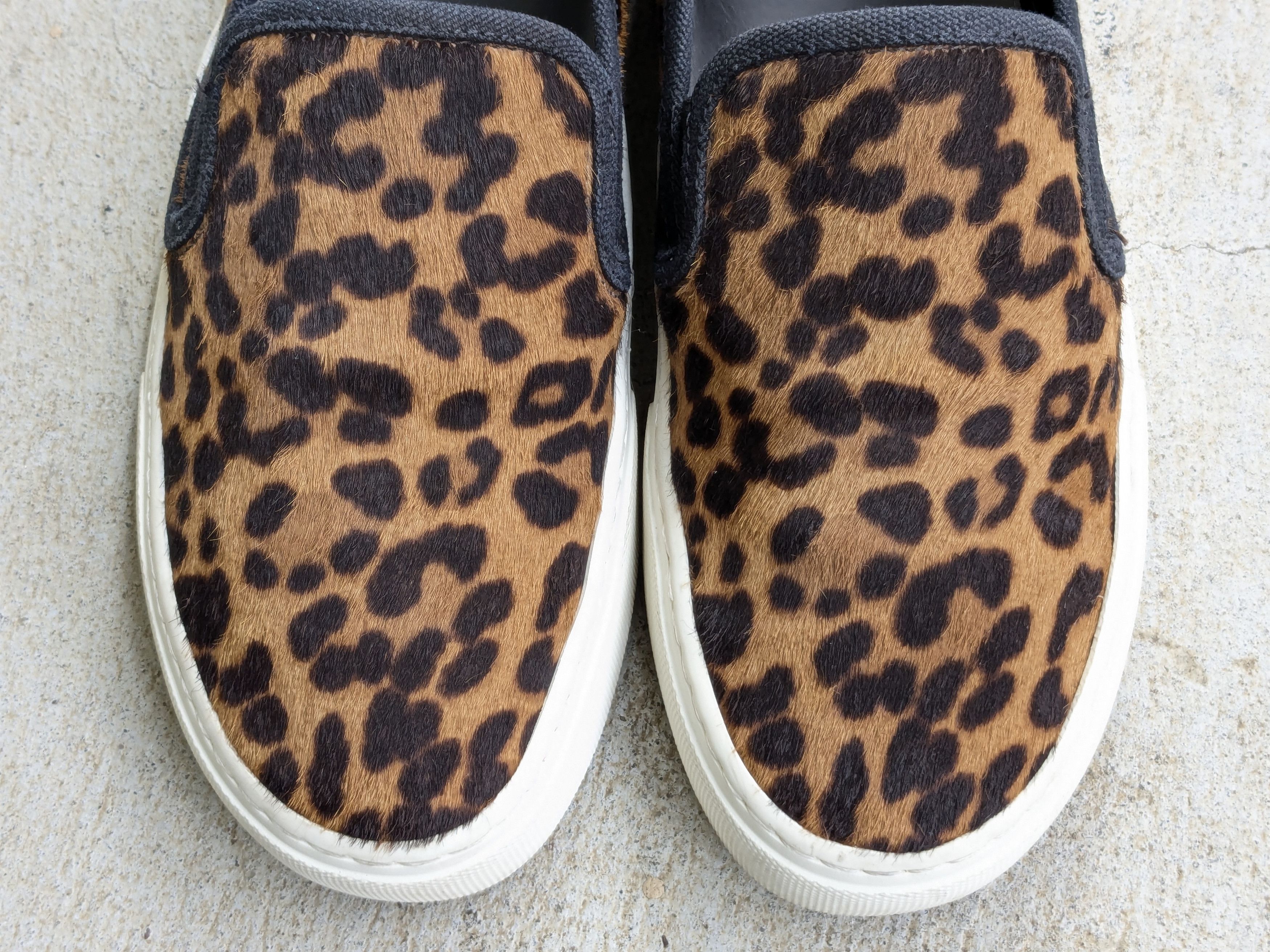 Saint Laurent Paris Saint Laurent Sneakers Cheetah Pony Hair Slip On 5.5 35.5 Size US 5.5 / IT 35.5 - 4 Thumbnail
