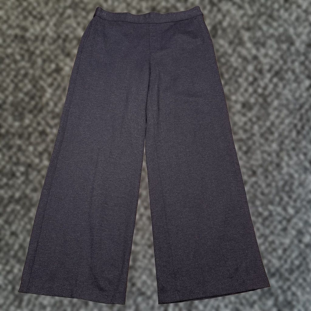 Spanx Spanx The Perfect Pant Wide-Leg Pull On Pants Gray 20385Q Petite Large Size 36" / US 14 / IT 50 - 1 Thumbnail