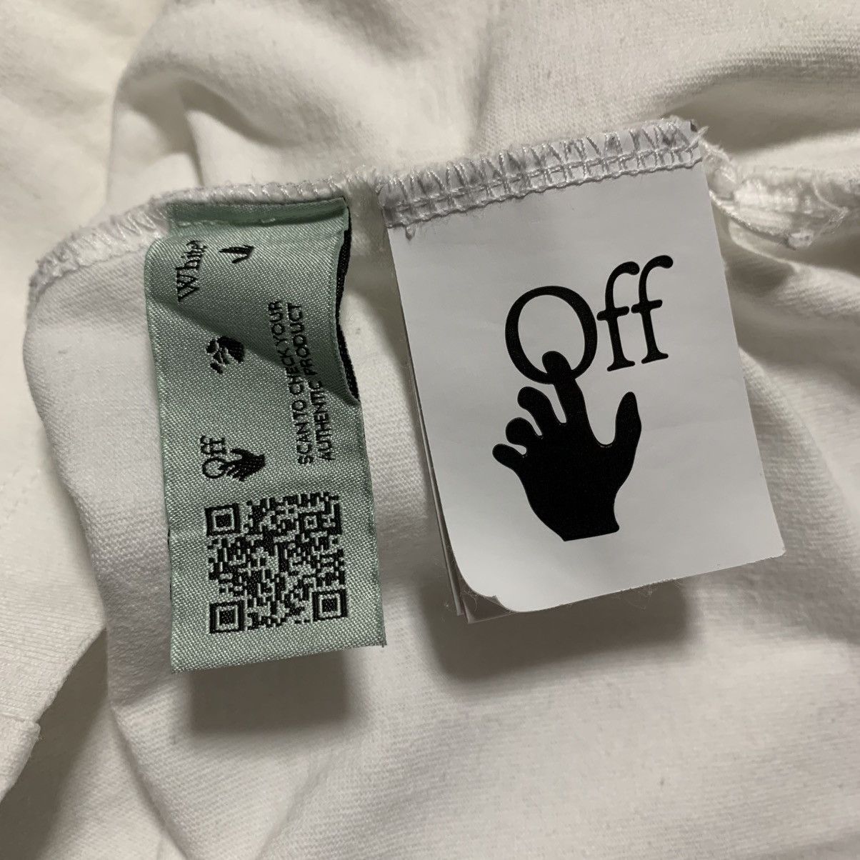 Off-White Off White Small Stencil Arrows White Tee Virgil Abloh Size US S / EU 44-46 / 1 - 6 Thumbnail