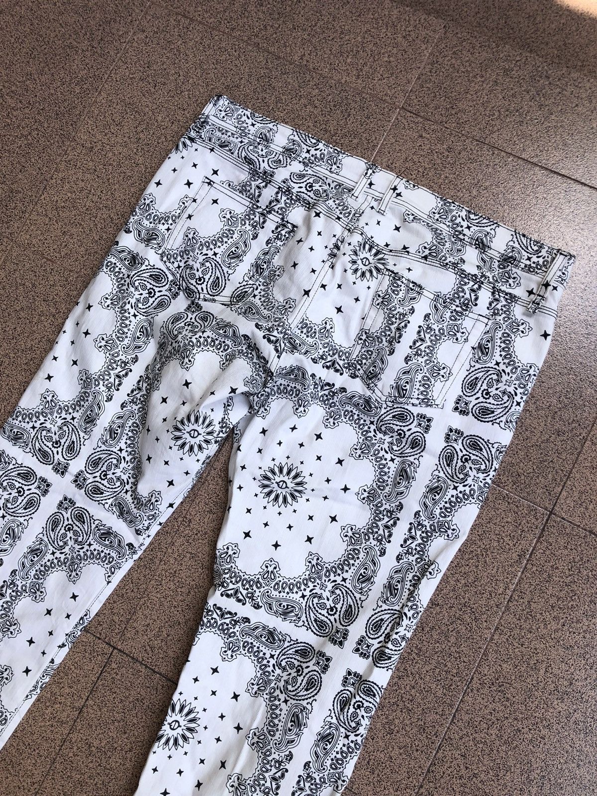 If Six Was Nine Paisley Flared Jeans Silence is Golden Size US 42 / EU 58 - 7 Thumbnail