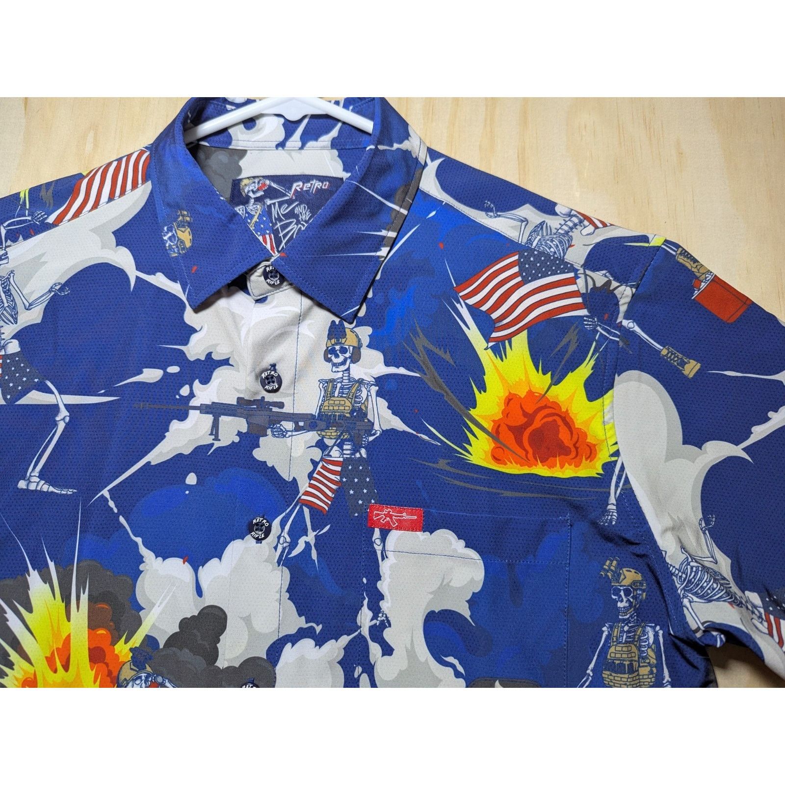 Other Retro Rifle Men's Medium Me and the Boyz Shirt Patriotic Size US M / EU 48-50 / 2 - 4 Thumbnail