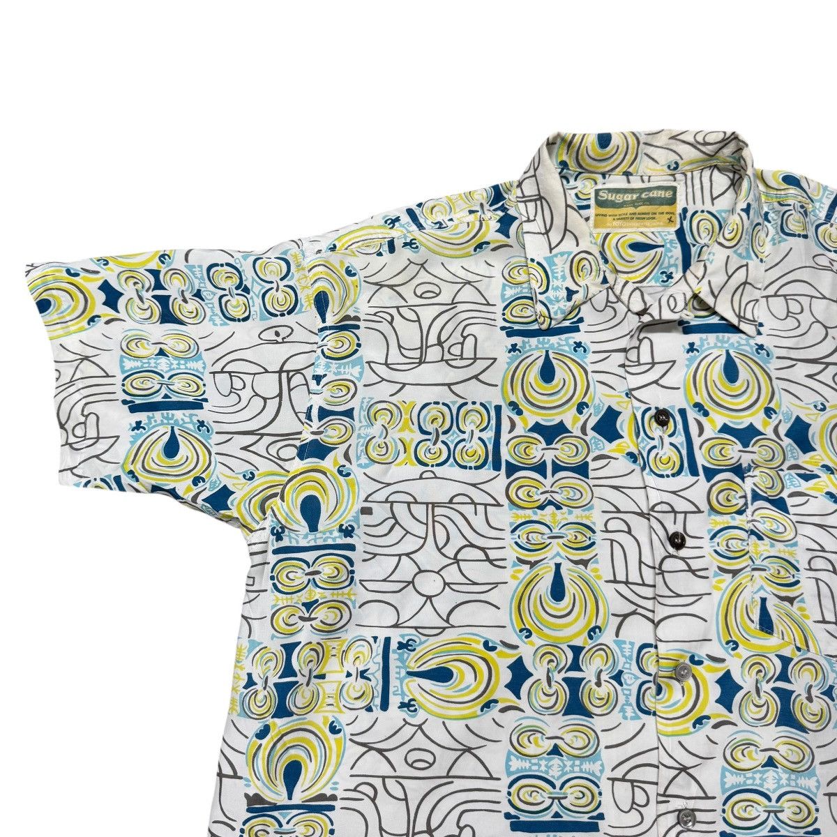Sugar Cane Sugarcane Abstract Rayon Shirt Size US M / EU 48-50 / 2 - 4 Thumbnail