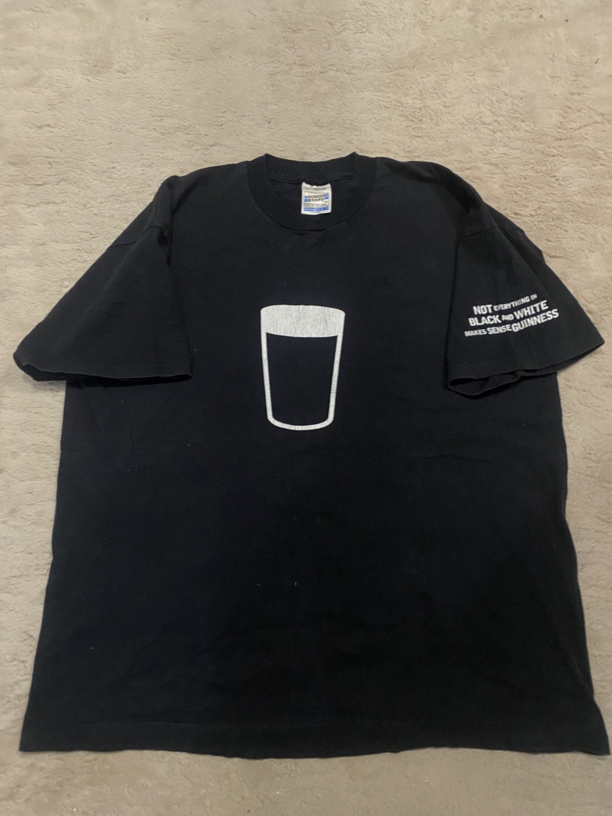 Vintage Vintage streetwear beer not everything in guinness tee 90s Size US XL / EU 56 / 4 - 1 Thumbnail