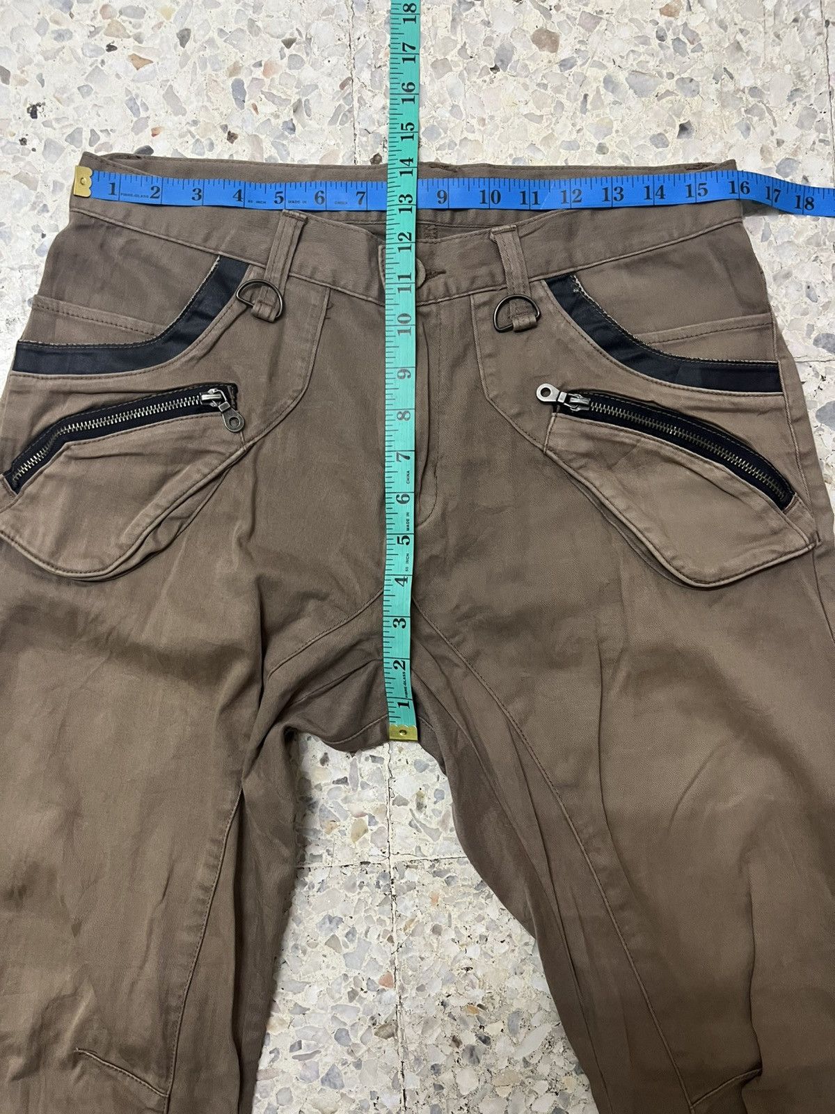PPFM PPFM Japan Y2K Techwear Cargo Pants Curved Leg Design Size US 32 / EU 48 - 9 Thumbnail
