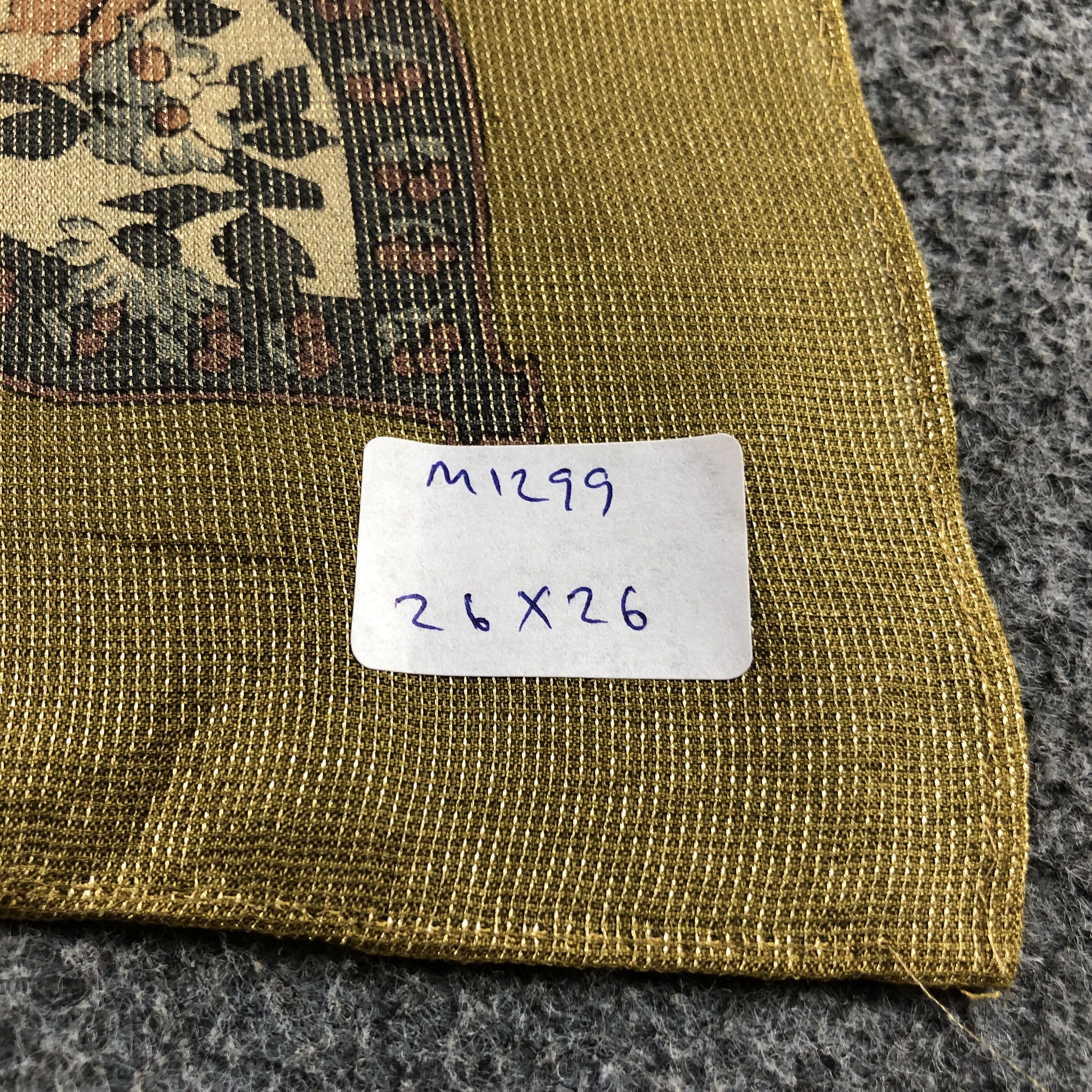 Vintage Vintage Gianni Lo Guidice Floral Silk Scarf M1299 Size ONE SIZE - 10 Thumbnail