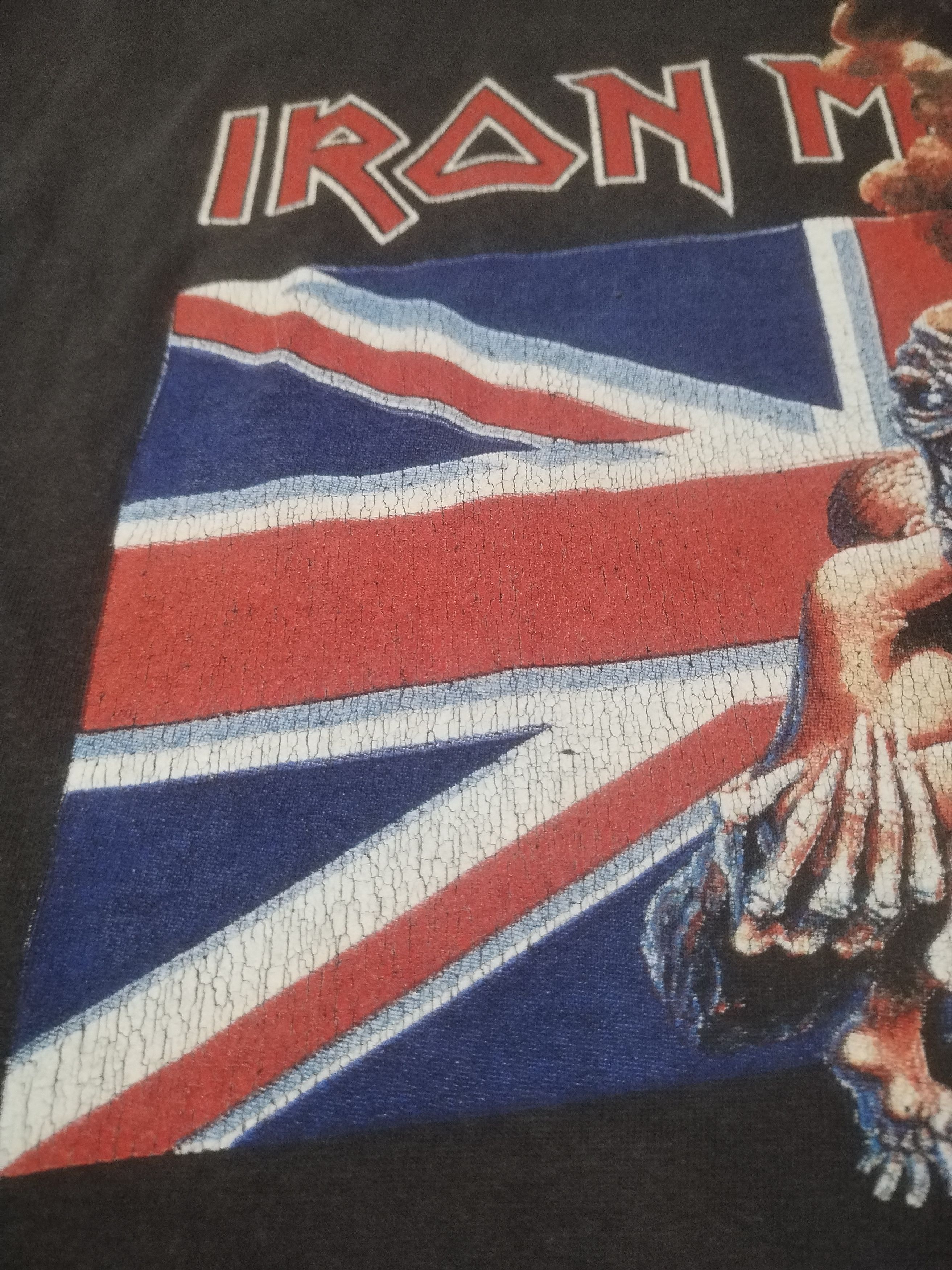 Iron Maiden vintage iron maiden dont walk over print Size US XL / EU 56 / 4 - 10 Thumbnail