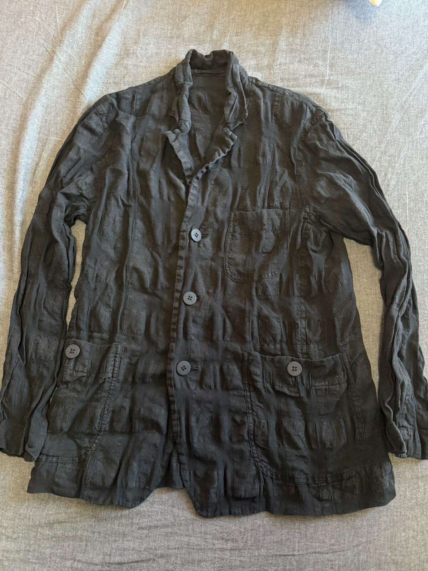 Homme Plisse Issey Miyake Issey Miyake Men Pleated Jacket Size US S / EU 44-46 / 1 - 1 Thumbnail