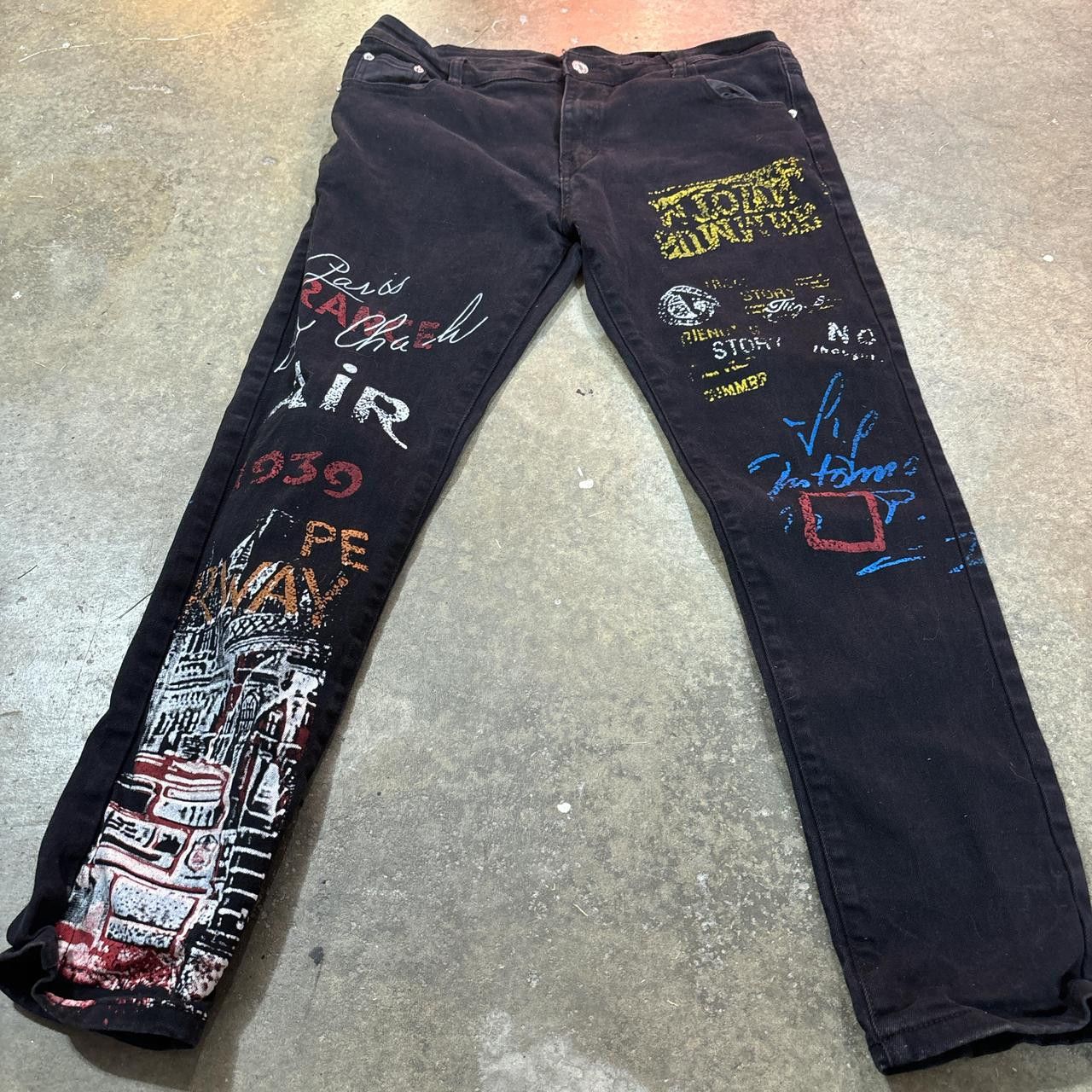 Other Men's Multi Jeans Size US 38 / EU 54 - 2 Thumbnail