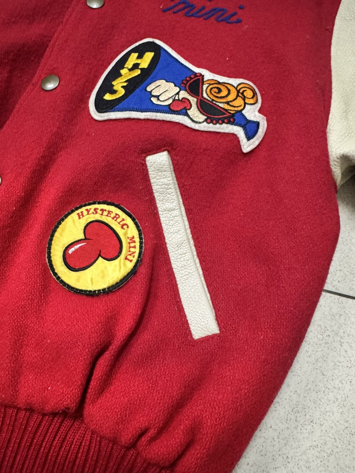 Hysteric Glamour VINTAGE HYSTERIC MINI WOOL VARSITY JACKET Size US M / EU 48-50 / 2 - 8 Thumbnail