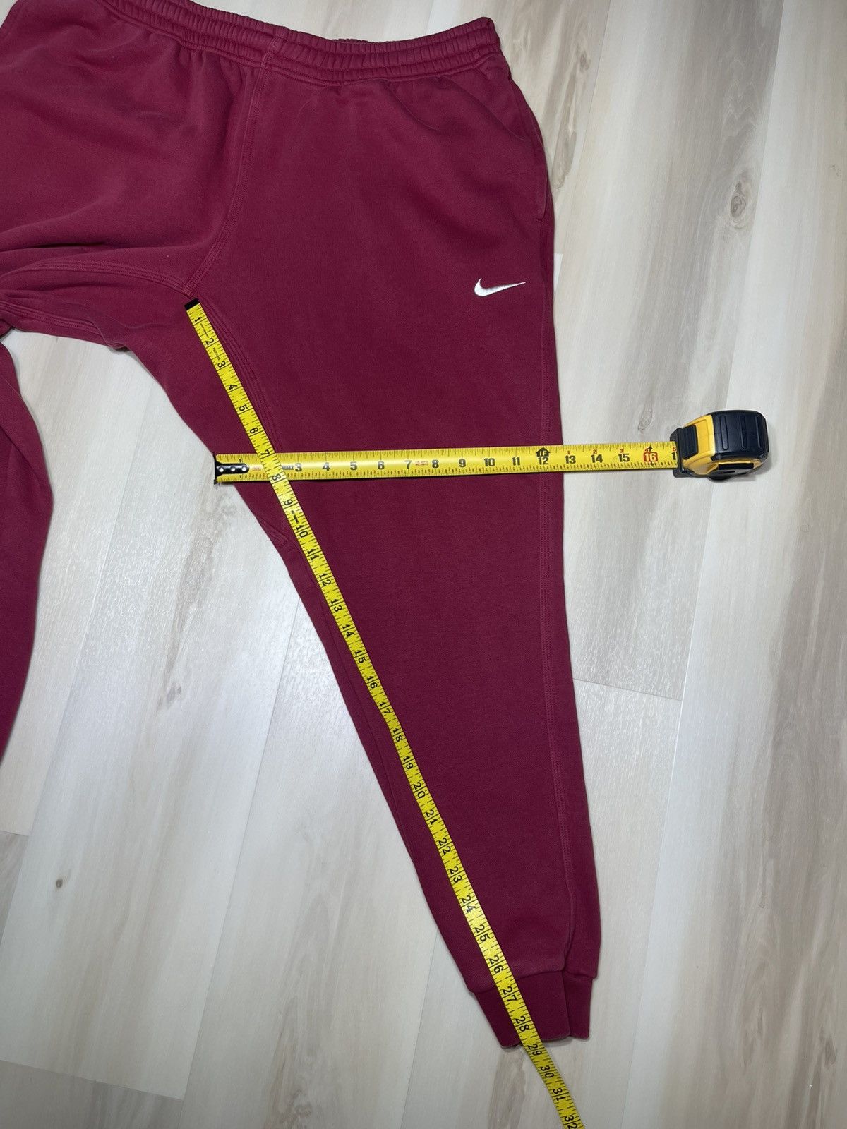 Nike Nike Sweatpants Men’s Sz XXL Maroon Fleece Jogger Drawstring Size US 38 / EU 54 - 6 Thumbnail