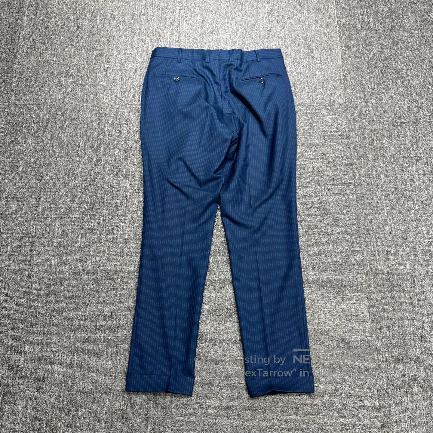 Ermenegildo Zegna Ermenegildo Zegna Vertical striped wool casual pants| Size US 32 / EU 48 - 2 Thumbnail