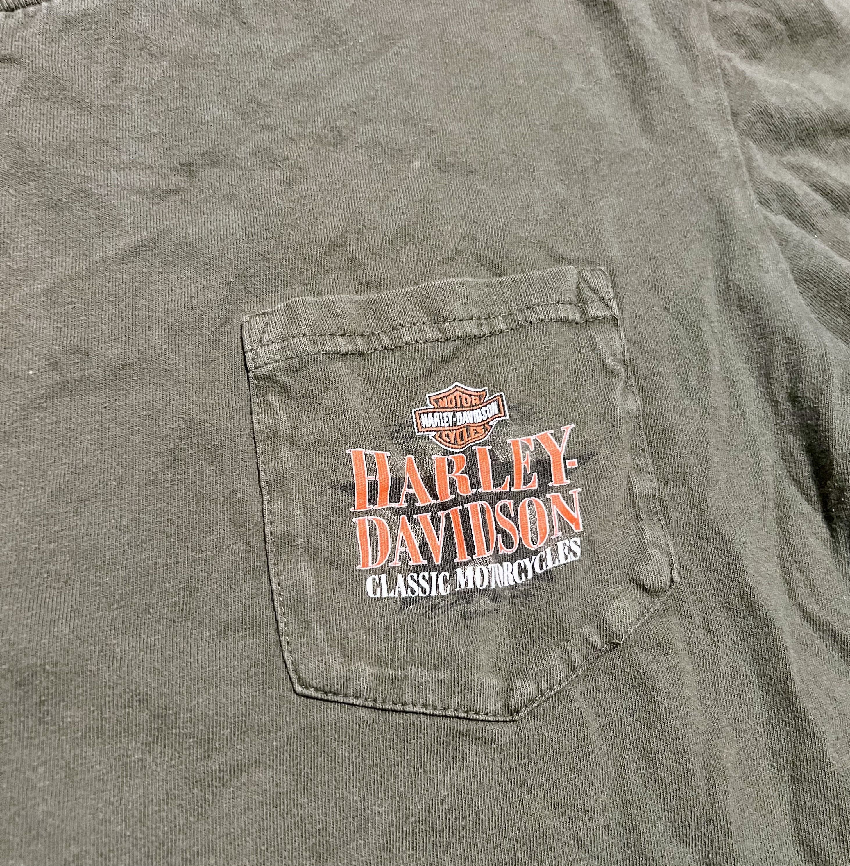 Harley Davidson Harley Davidson Caliente San Antonio Pocket Graphic T-Shirt Size US XL / EU 56 / 4 - 4 Thumbnail