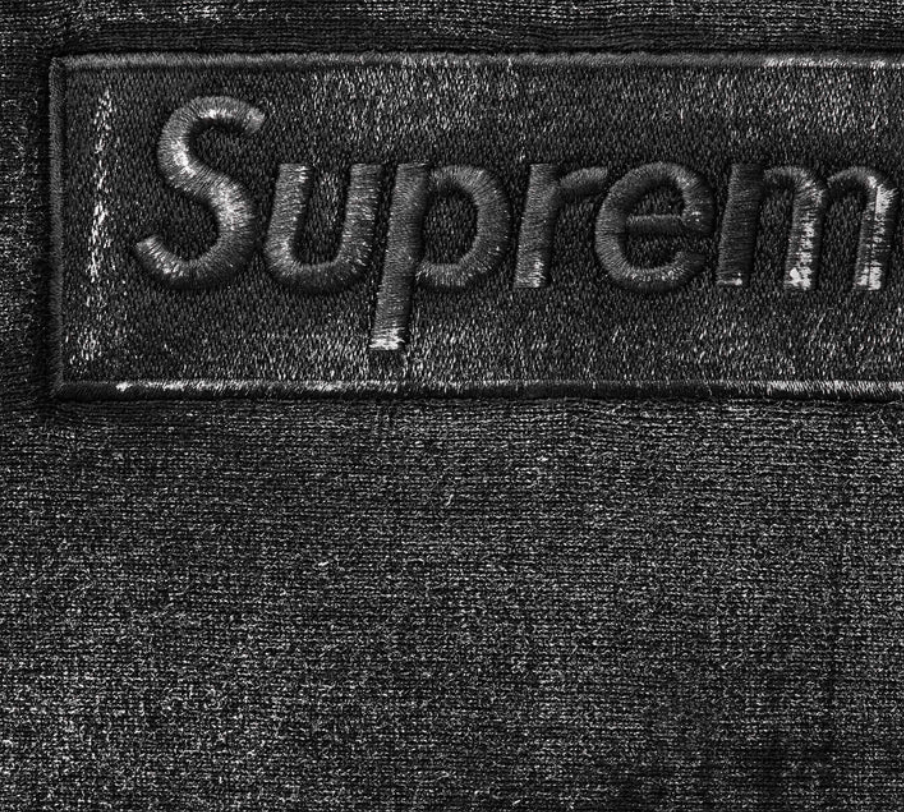 Maison Margiela × Supreme MM6 Maison Margiela Foil Box Logo Hooded Sweatshirt Size US M / EU 48-50 / 2 - 12 Thumbnail