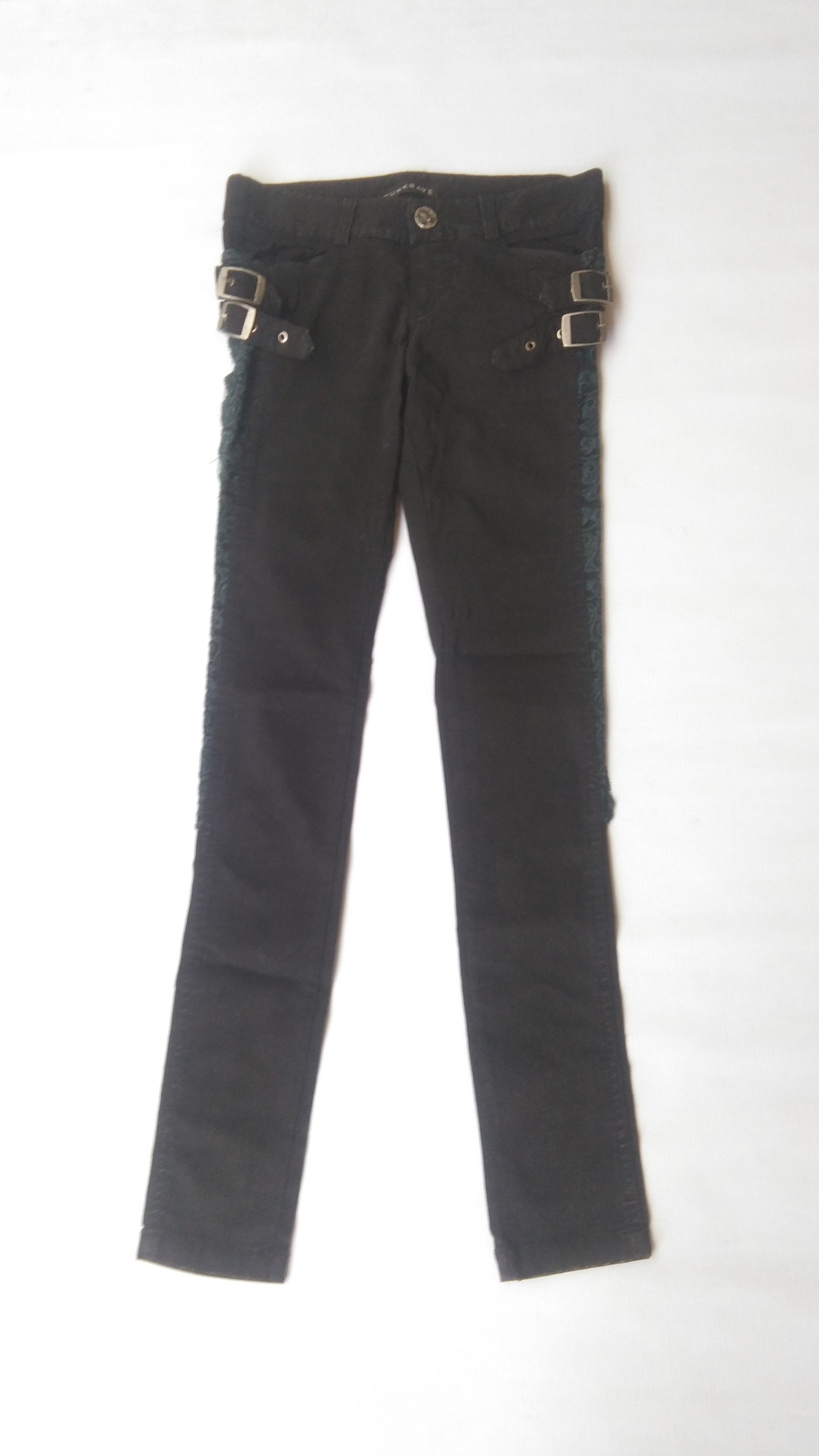 Japanese Brand Punk rave black pants Size 27" / US 4 / IT 40 - 3 Thumbnail