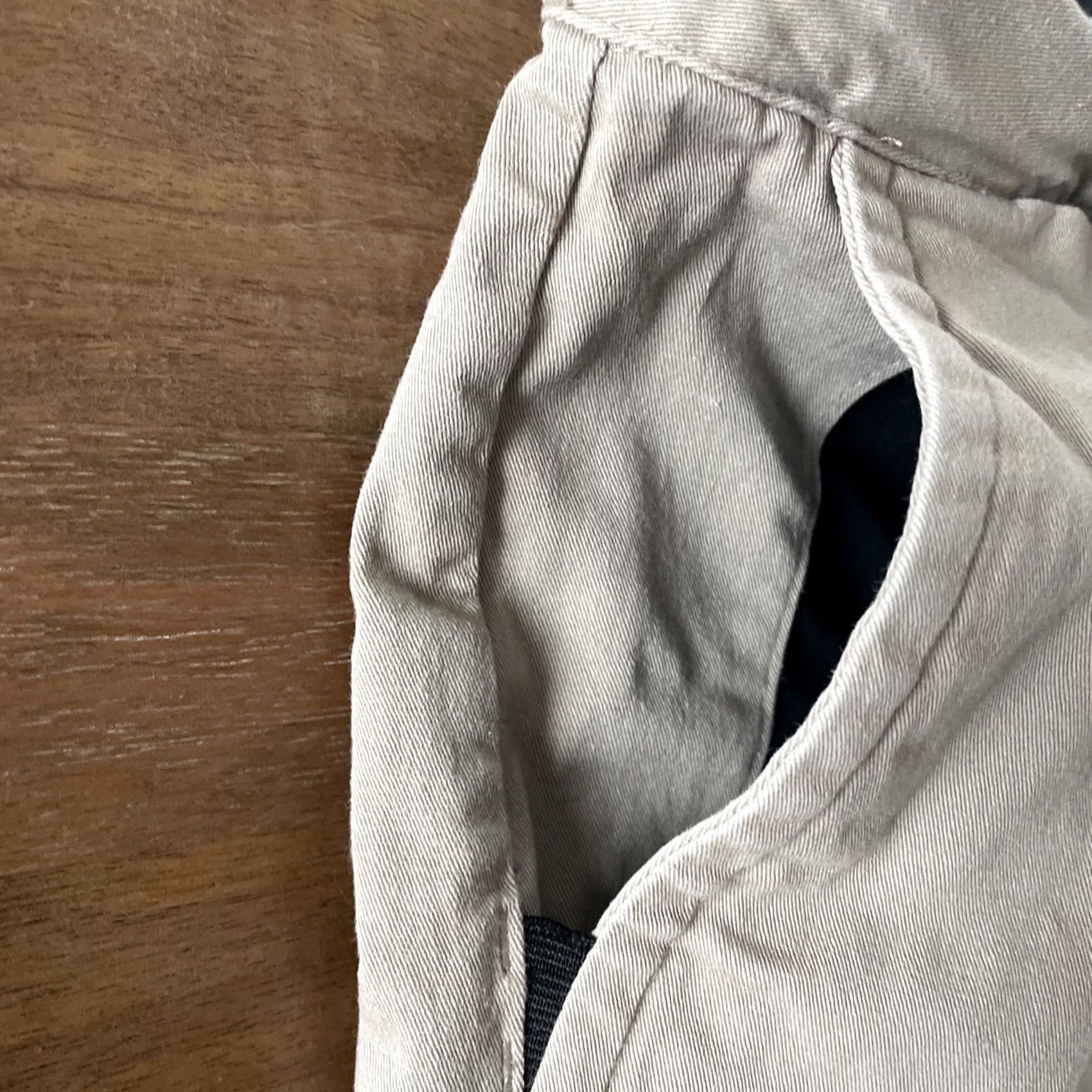 Nike Nike SB Shorts Men 30 M Tan Flat Front Canvas Khaki Bermuda Outdoor Chino Bermuda Outdoor Sports Retro 90s Logo Mens Size US 30 / EU 46 - 4 Thumbnail