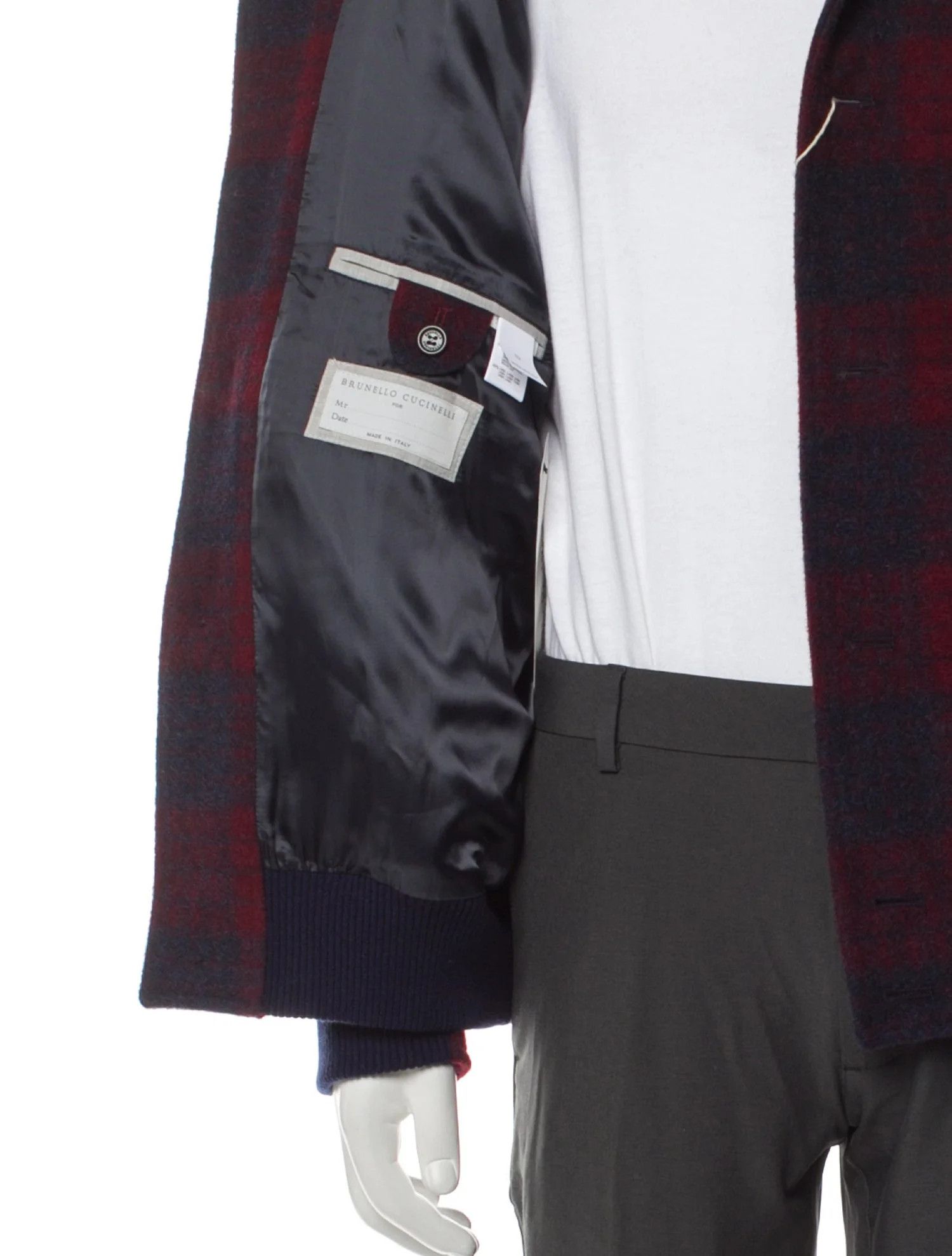 Brunello Cucinelli 0924 Jacket in Dark Red Size US M / EU 48-50 / 2 - 4 Thumbnail