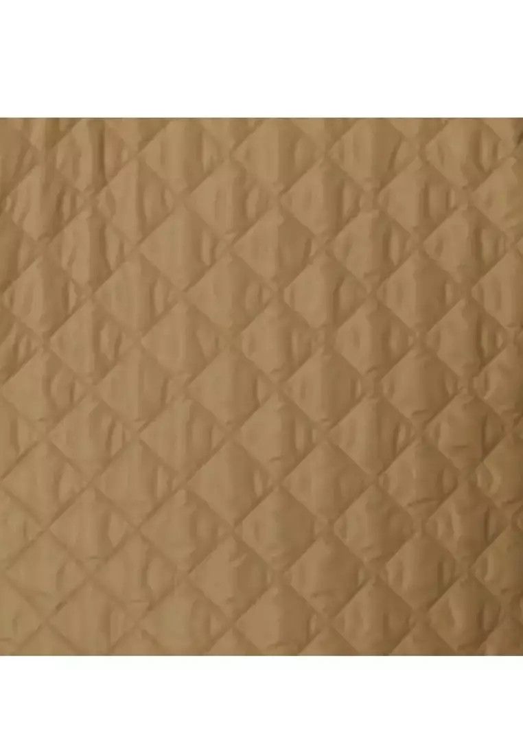 Burberry o1w1db10426 Quilted Jacket in Camel Size L / US 10 / IT 46 - 5 Thumbnail