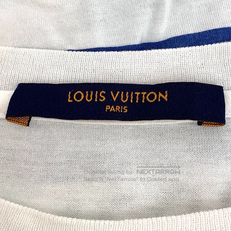 Louis Vuitton Louis Vuitton White logo monogrammed cotton crew neck shor Size US XS / EU 42 / 0 - 6 Thumbnail