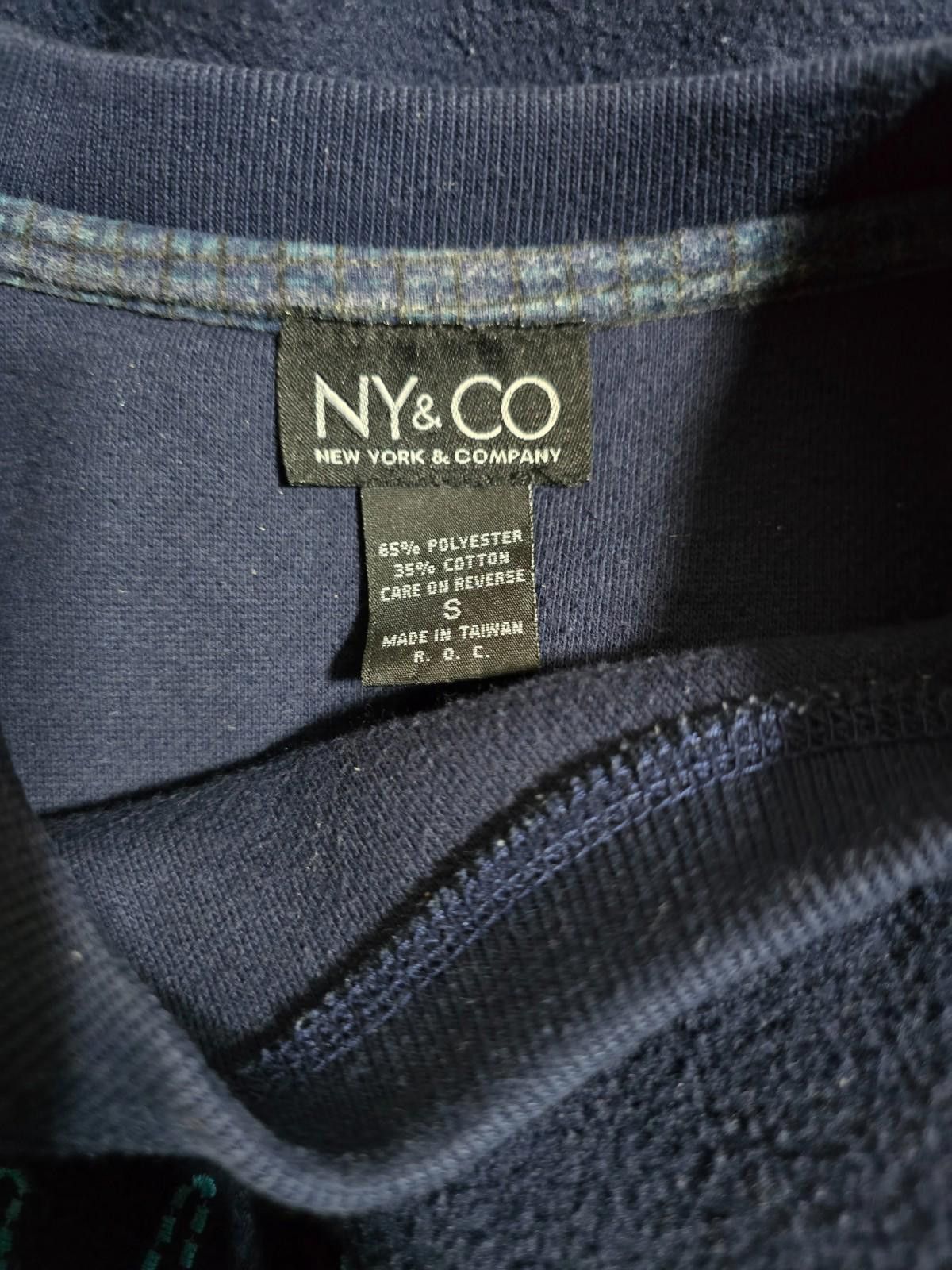 Other NY & Co Navy Blue Sweatshirt Size S / US 4 / IT 40 - 3 Thumbnail