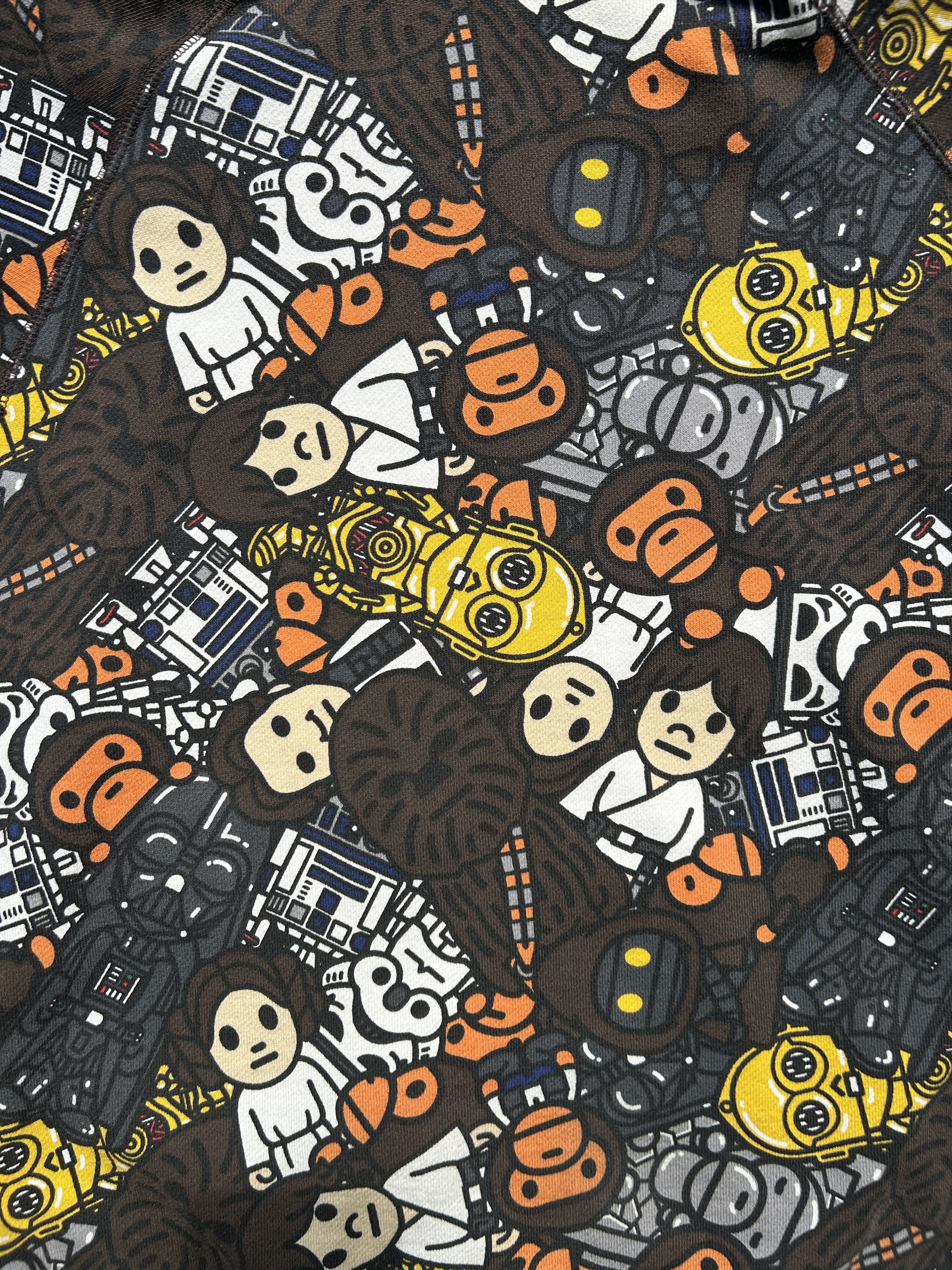 Bape A Bathing Ape x Star Wars Milo full zip hoodie [Size M] Size US M / EU 48-50 / 2 - 9 Thumbnail