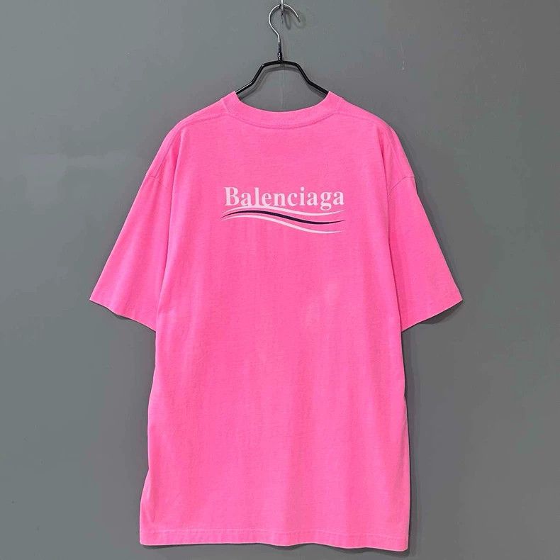 Balenciaga Balenciaga Pink cola logo short sleeve Size US XS / EU 42 / 0 - 5 Thumbnail