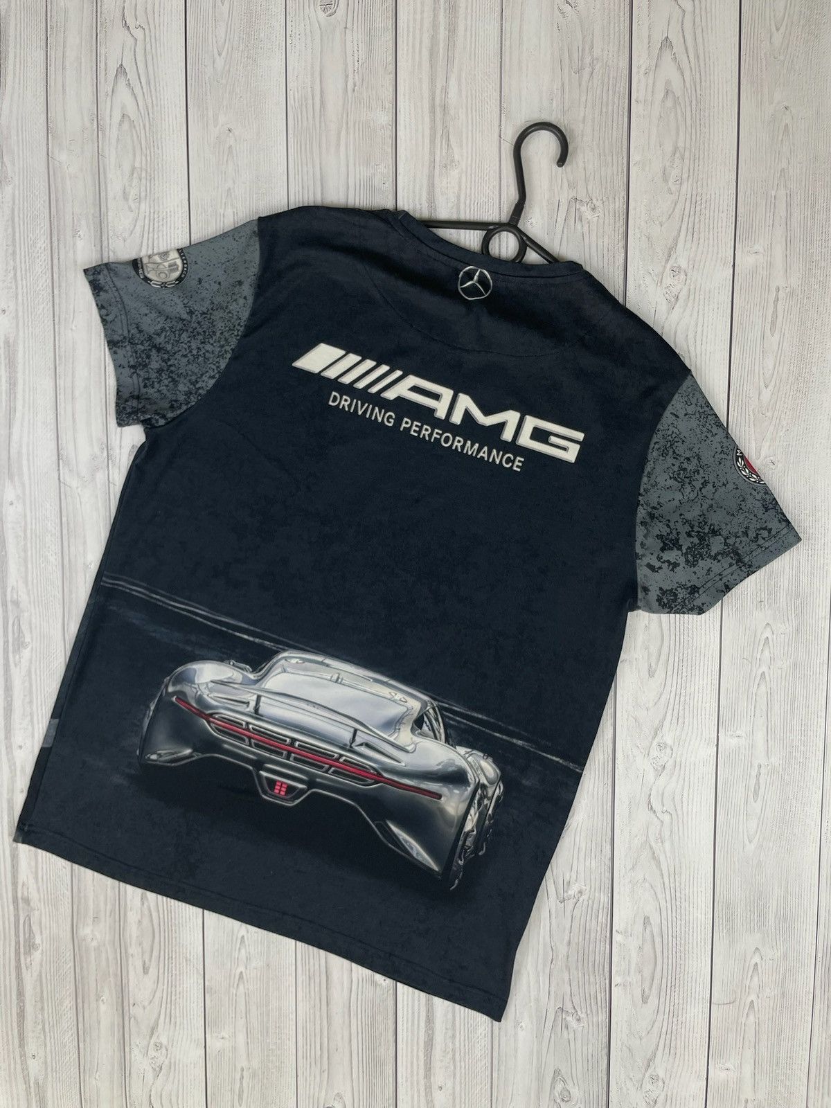Mercedes-Benz Vintage Mercedes Benz racing tee AMG big logo rare size XL Size US XL / EU 56 / 4 - 2 Thumbnail