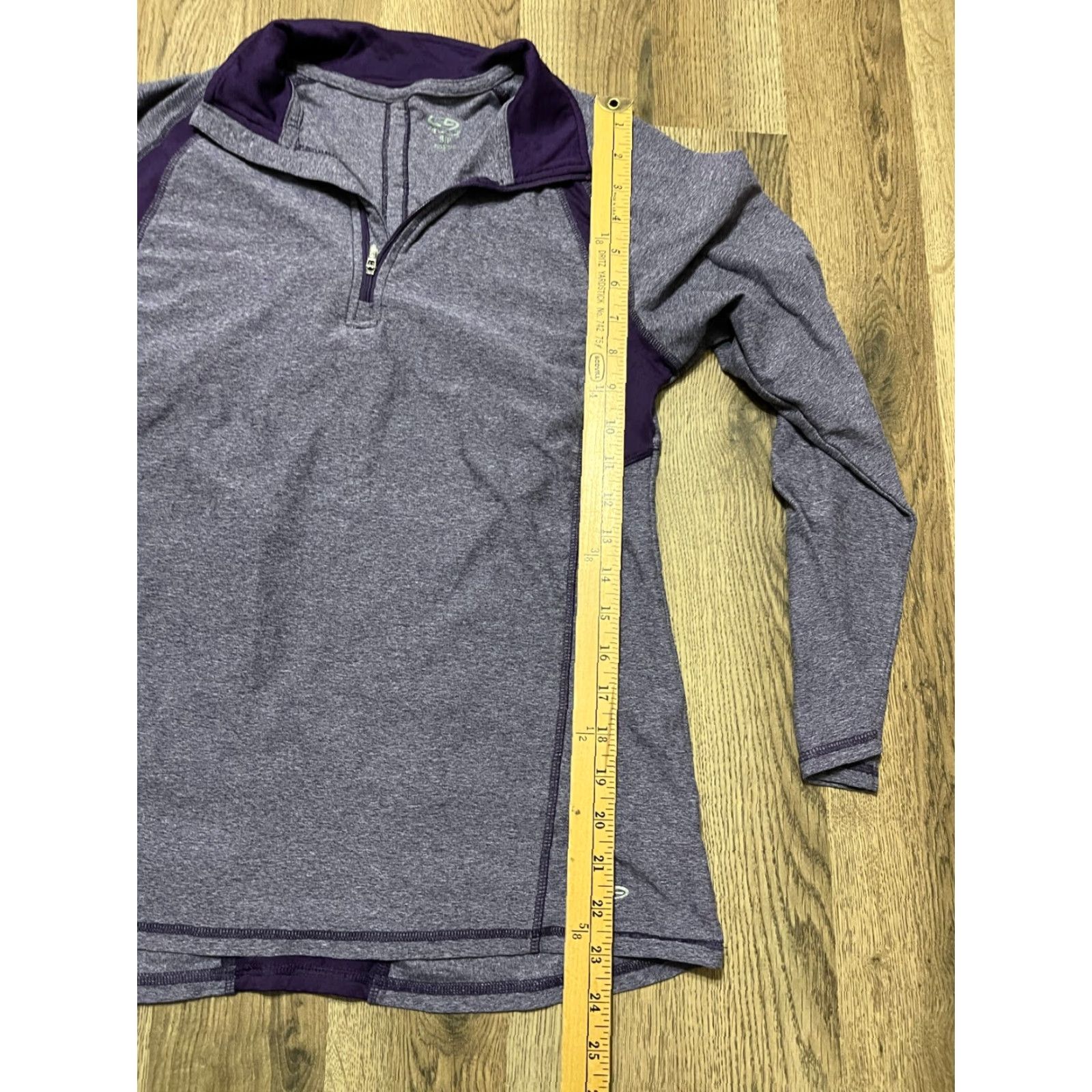 Champion Champion Shirt Women's Small Purple 1/4 Zip Pullover Long Sleeve Mock Neck Casual Modern Fall Summer Spring - Ladies Regular Fit Size S / US 4 / IT 40 - 7 Thumbnail
