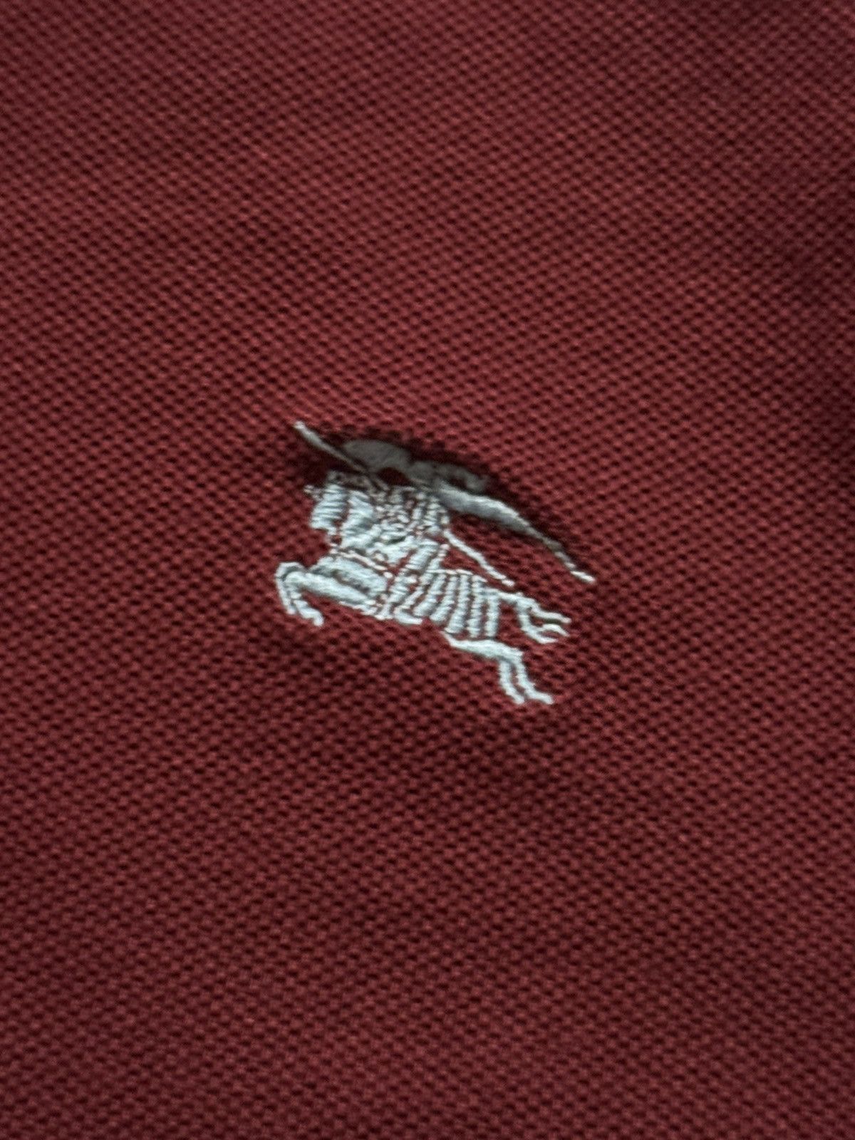 Burberry × Designer Burberry Brit M polo button up tee T-shirt burgundy MAN Size US M / EU 48-50 / 2 - 6 Thumbnail