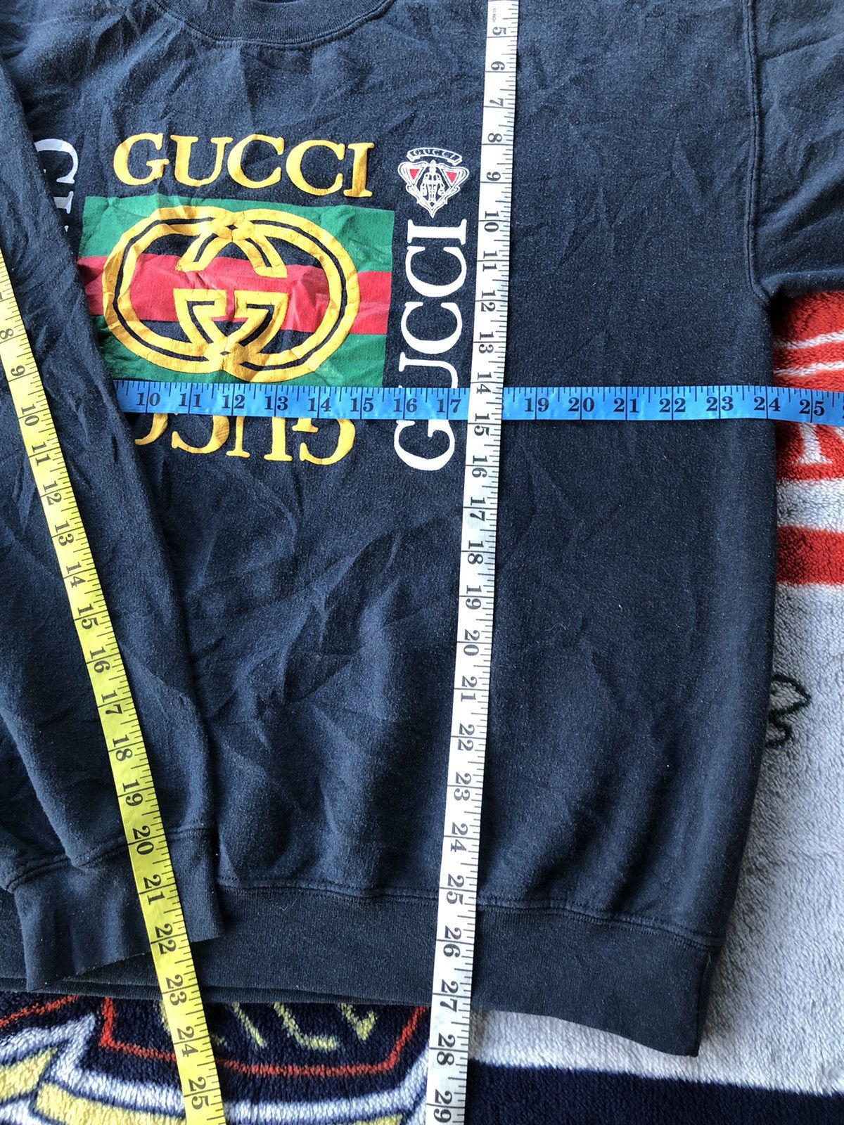 Vintage Vintage 90’s Gucci Bootleg Sweatshirt Size US L / EU 52-54 / 3 - 10 Thumbnail