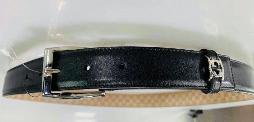 Gucci Gucci GG Guccified Black Leather Belt 100 40 NEW Size 40 - 5 Thumbnail