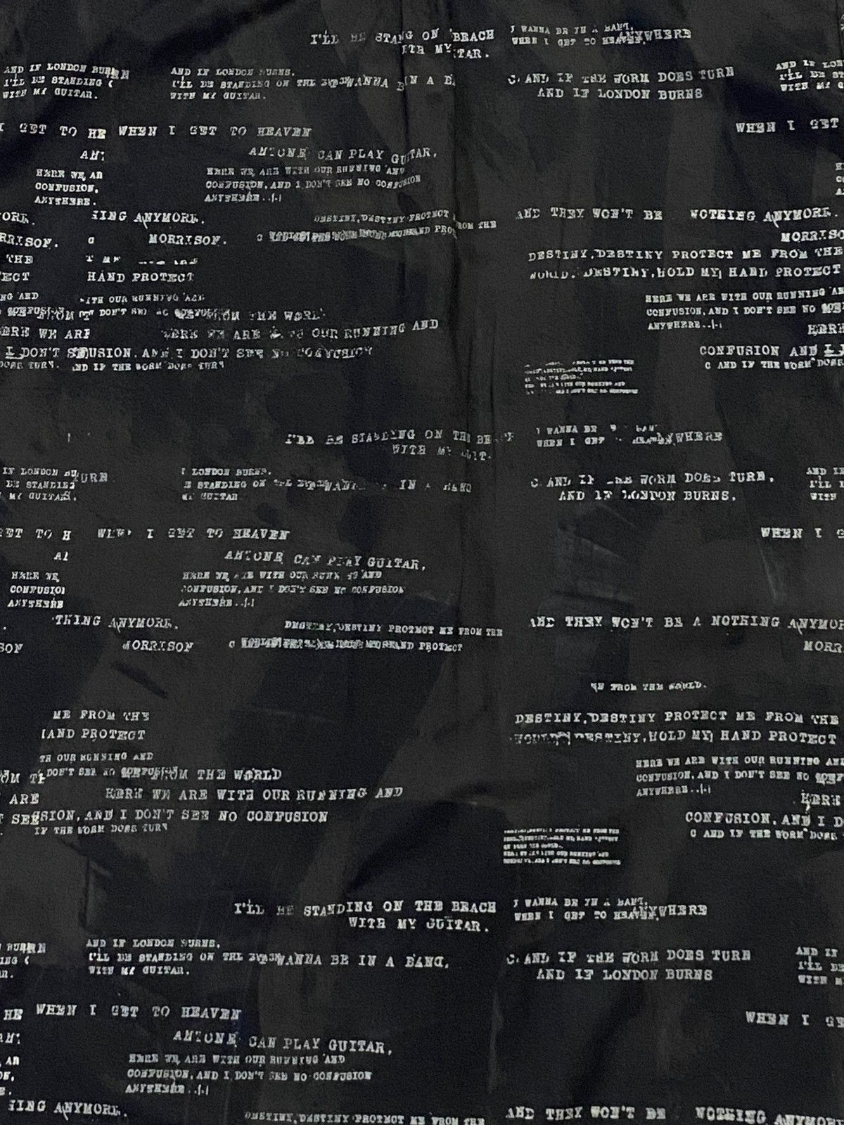 If Six Was Nine Vintage Anarchy With Frayed Seams Punk Jacket Size US L / EU 52-54 / 3 - 18 Thumbnail