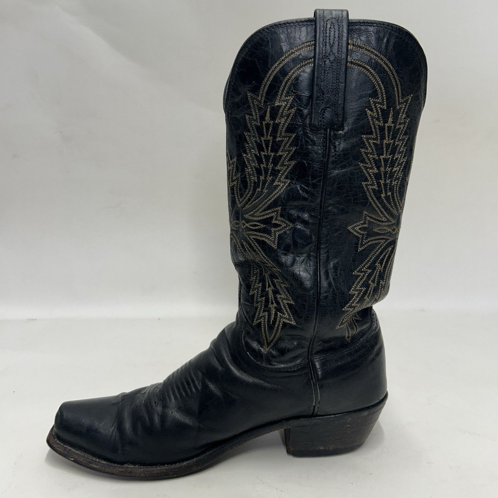 Lucchese Lucchese 1883 Crayton Mad Dog Cowboy Boots “Black White” Size US 8 / EU 41 - 8 Thumbnail