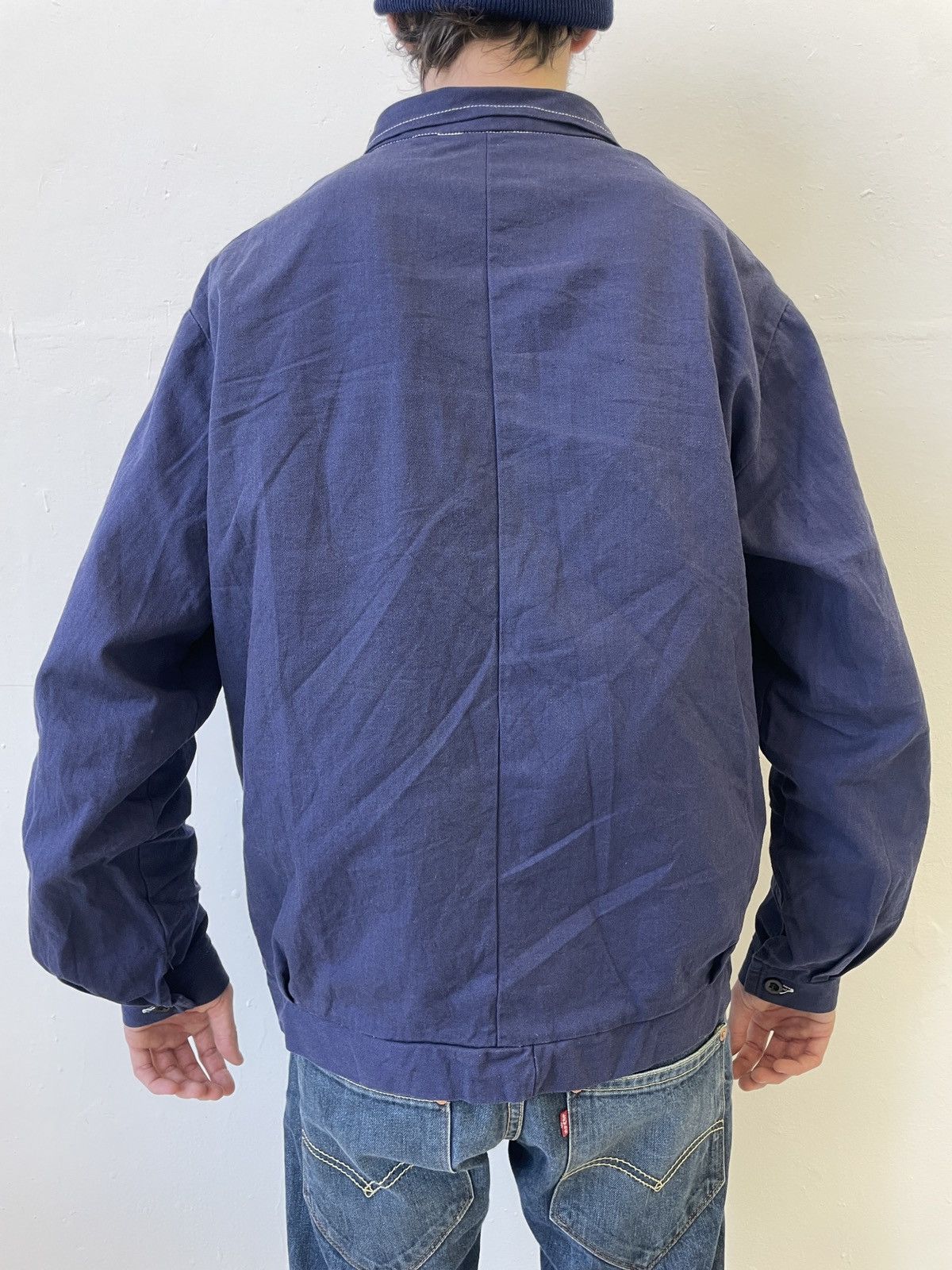 Vintage Vintage OTAVAN Czech Workwear Herringbone Jacket late 70s Size US XL / EU 56 / 4 - 7 Thumbnail