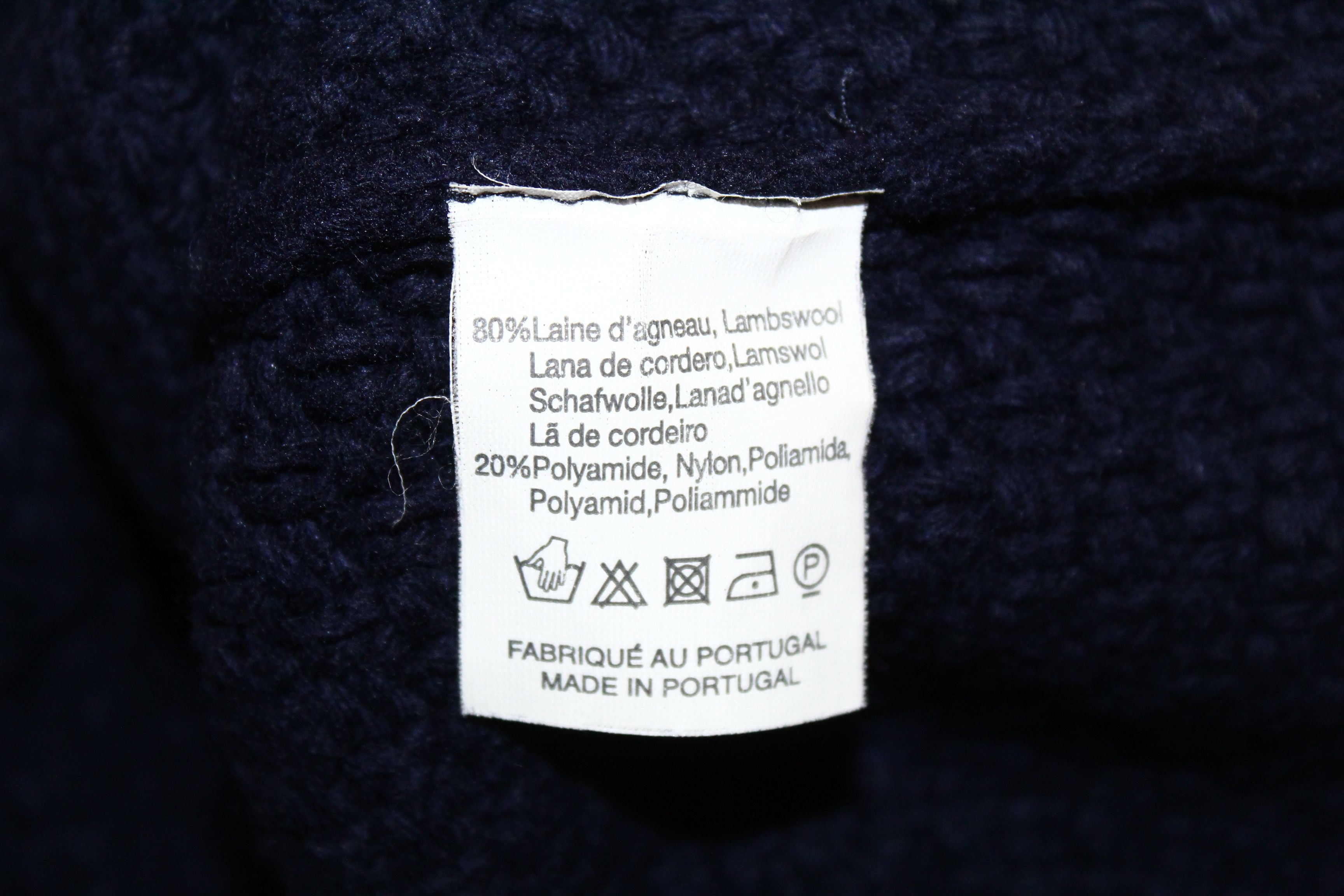 Savile Row B-store London Savile Row Wool Blend Cable Knit Crew Sweater Size US S / EU 44-46 / 1 - 9 Thumbnail