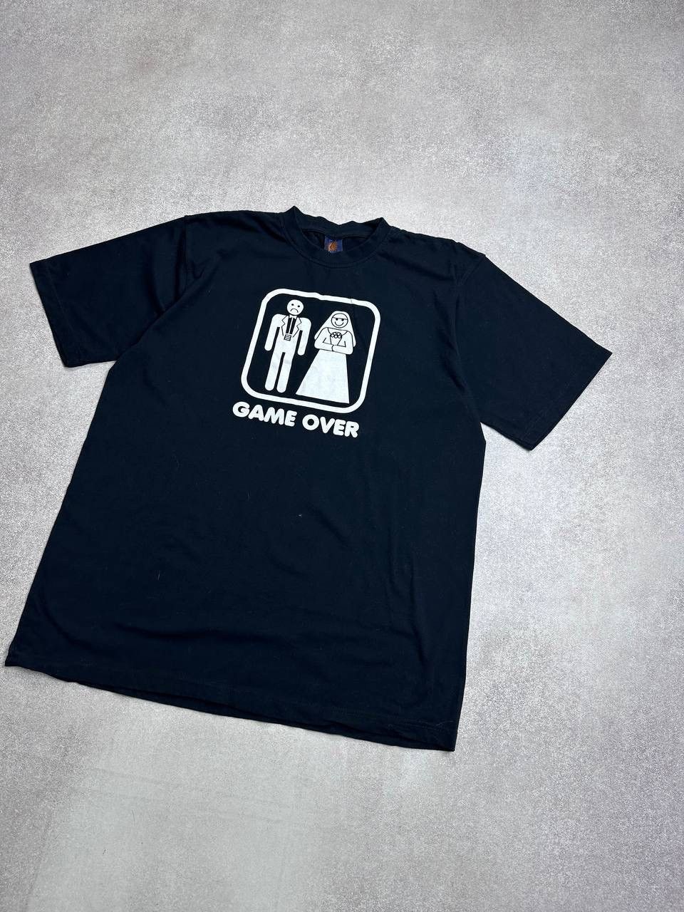 Vintage Vintage Game Over Humour Boxy T-shirt Y2K XL Size US XL / EU 56 / 4 - 2 Thumbnail