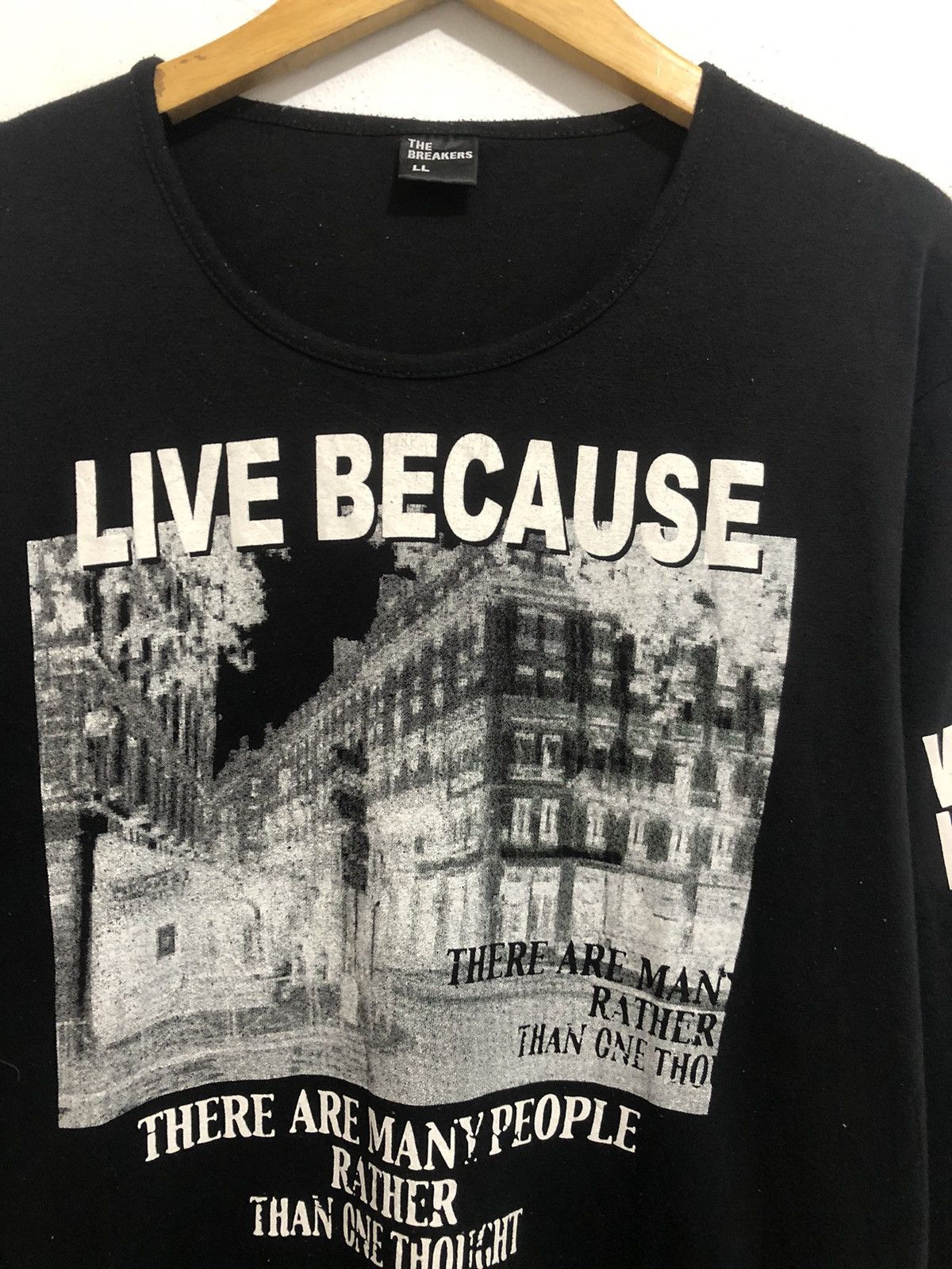 Hysteric Glamour Japanese Poem The Breakers LongSleeve Rock Punk Style Size US L / EU 52-54 / 3 - 5 Thumbnail