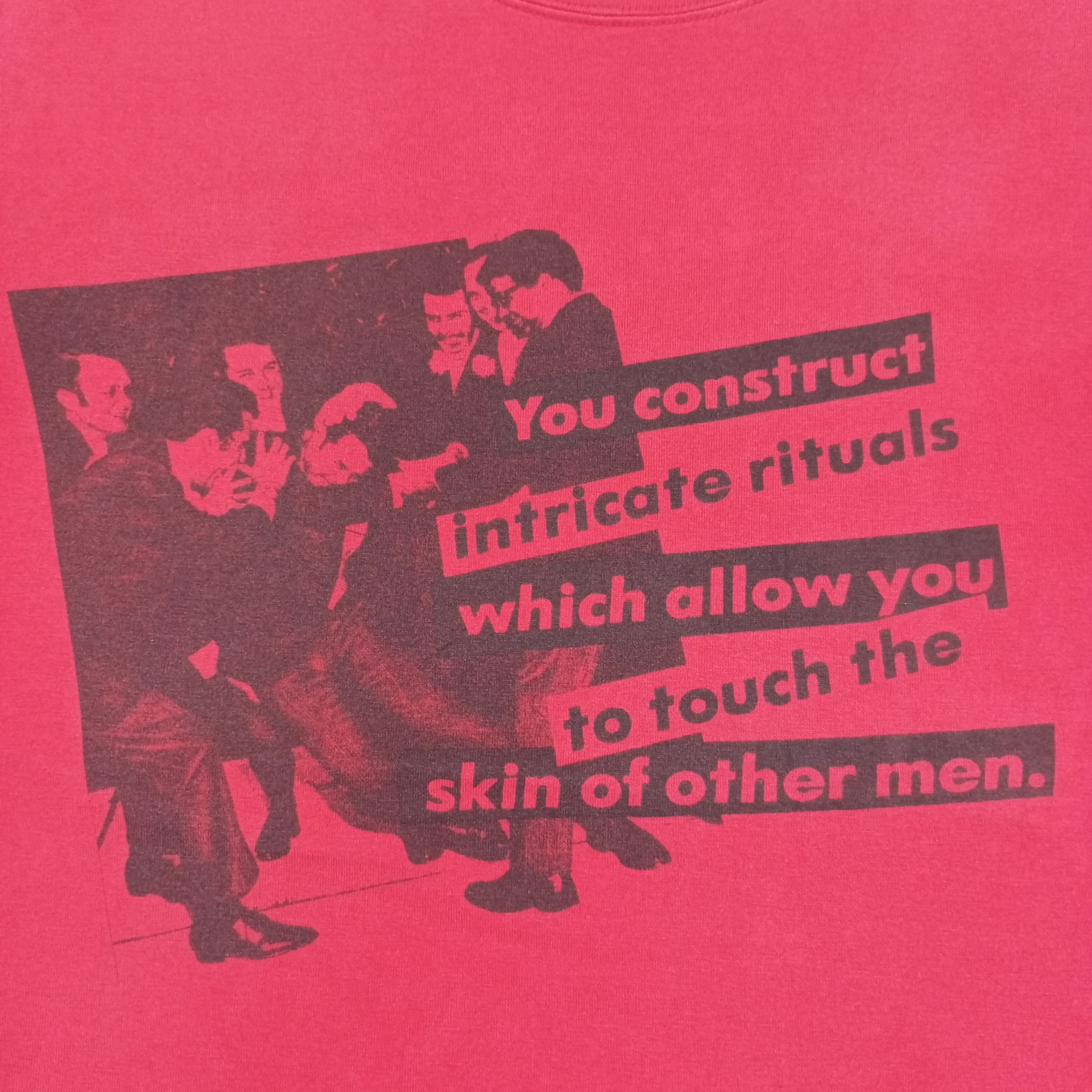 Barbara Kruger × Japanese Brand × Vintage Barbara Kruger X Japanese Brand Tshirt Size US S / EU 44-46 / 1 - 2 Thumbnail