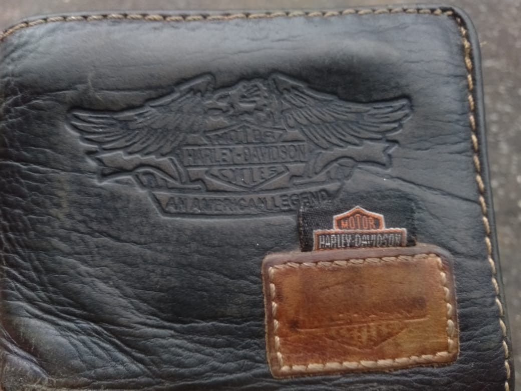 Harley Davidson × Leather × Vintage Vintage Harley Davidson Leather Wallet Size ONE SIZE - 6 Thumbnail