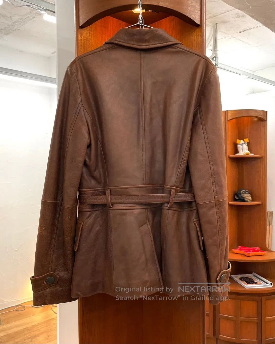 Max Mara Max Mara Vintage Leather Jacket. Size M / US 6-8 / IT 42-44 - 4 Thumbnail