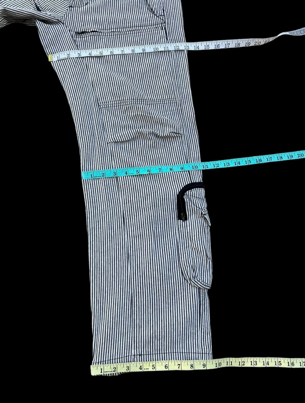 Vintage Slap Shot Japan Stripe Tactical Parachute Cargo Trouser Pant Size US 31 - 3 Thumbnail