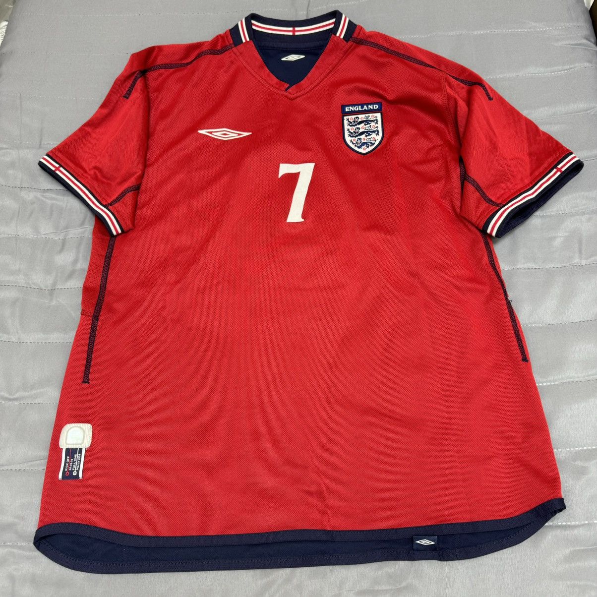 Umbro England 02/04 away set #7 Size US L / EU 52-54 / 3 - 2 Thumbnail