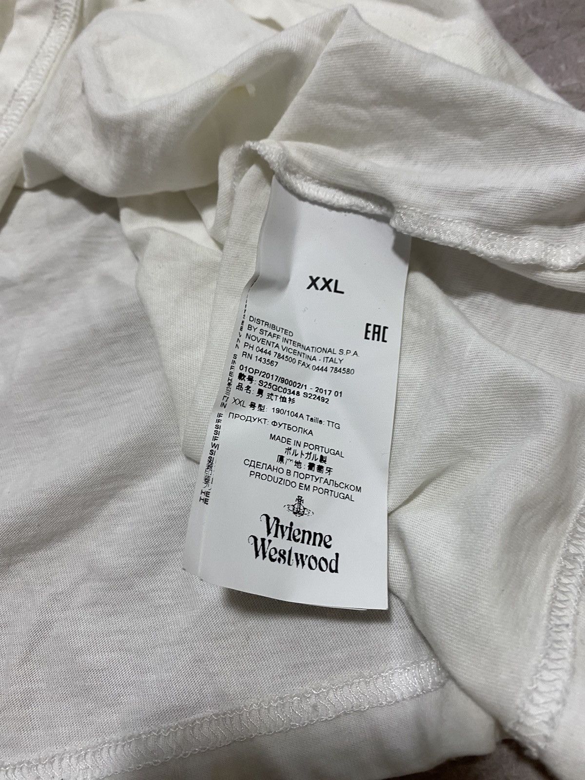 Vivienne Westwood Basic Vivienne Westwood Oversized T-Shirt Made in Portugal Size US XL / EU 56 / 4 - 12 Thumbnail